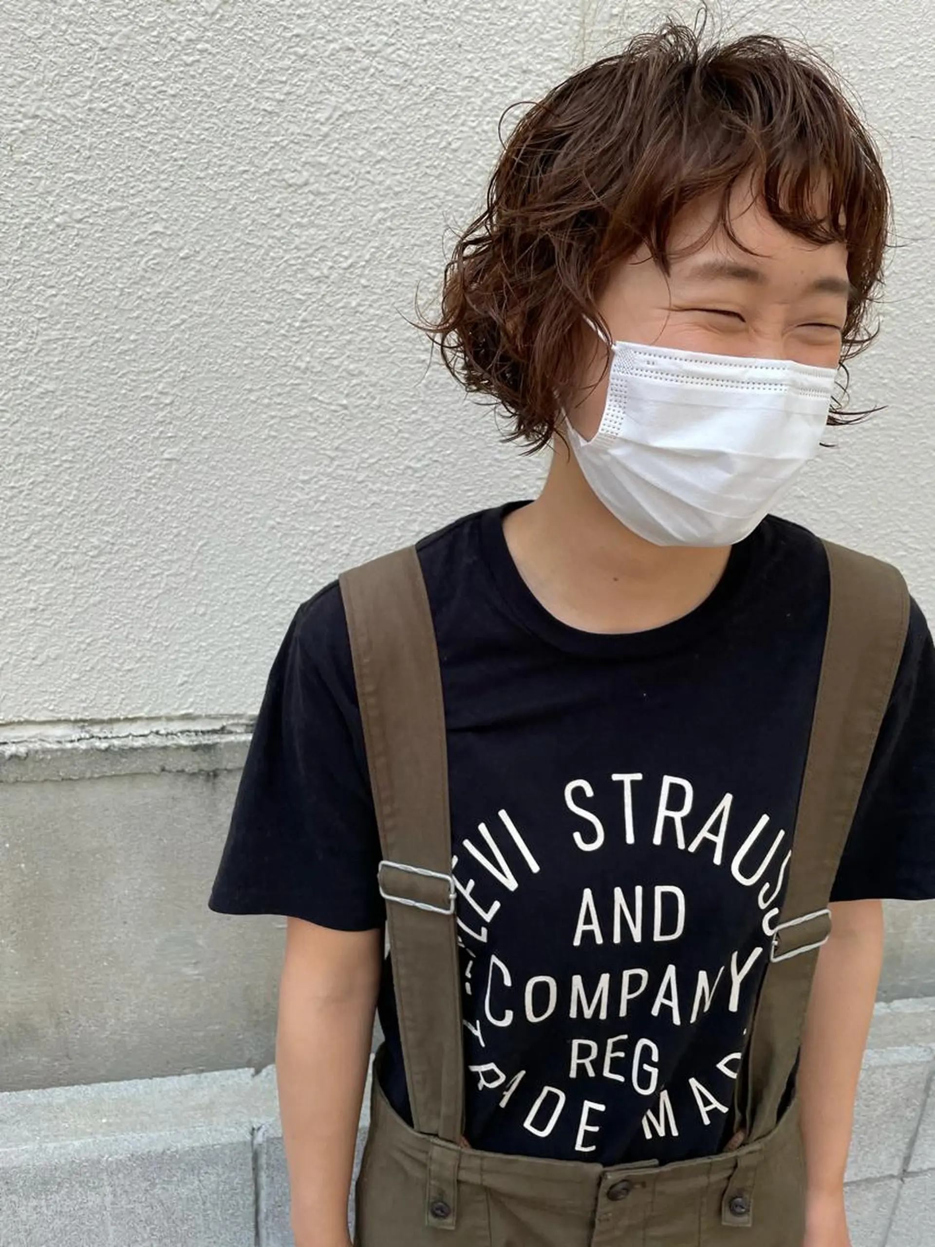 ショート カット パーマ トリートメント さの あやねのヘアスタイル