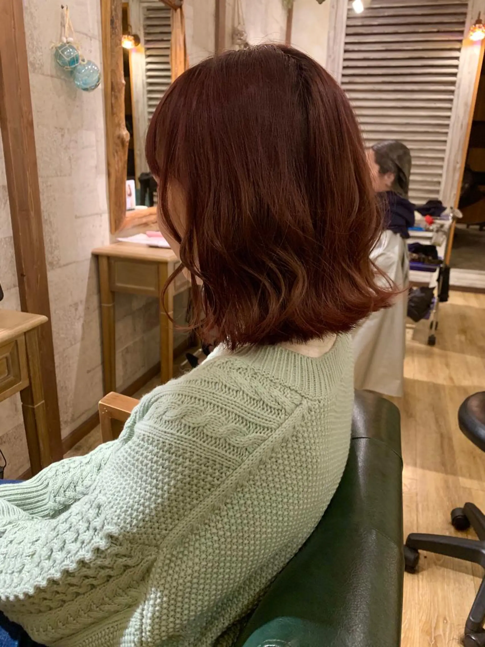 ショート カラー カシス レッドカラー 田村和範/似合わせ カラー/髪質改善のヘアスタイル