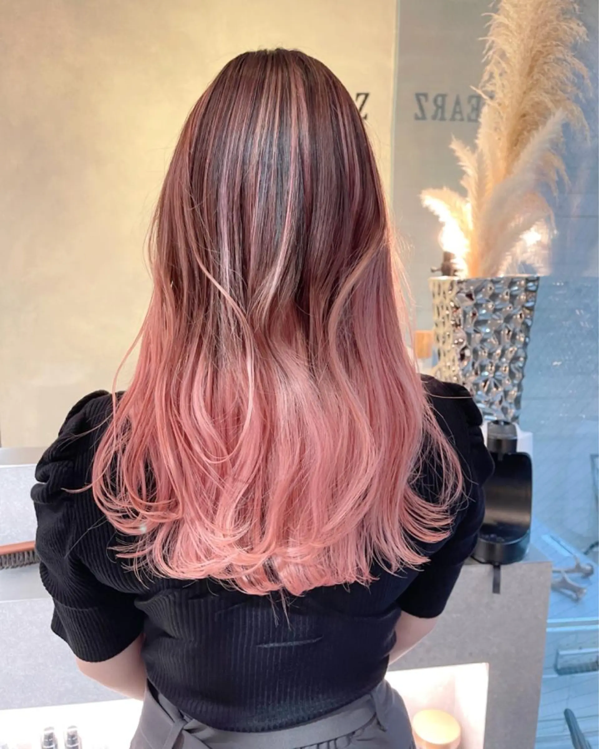 ロング レイヤーカット ヘアカラー 斉藤 潤一のヘアスタイル