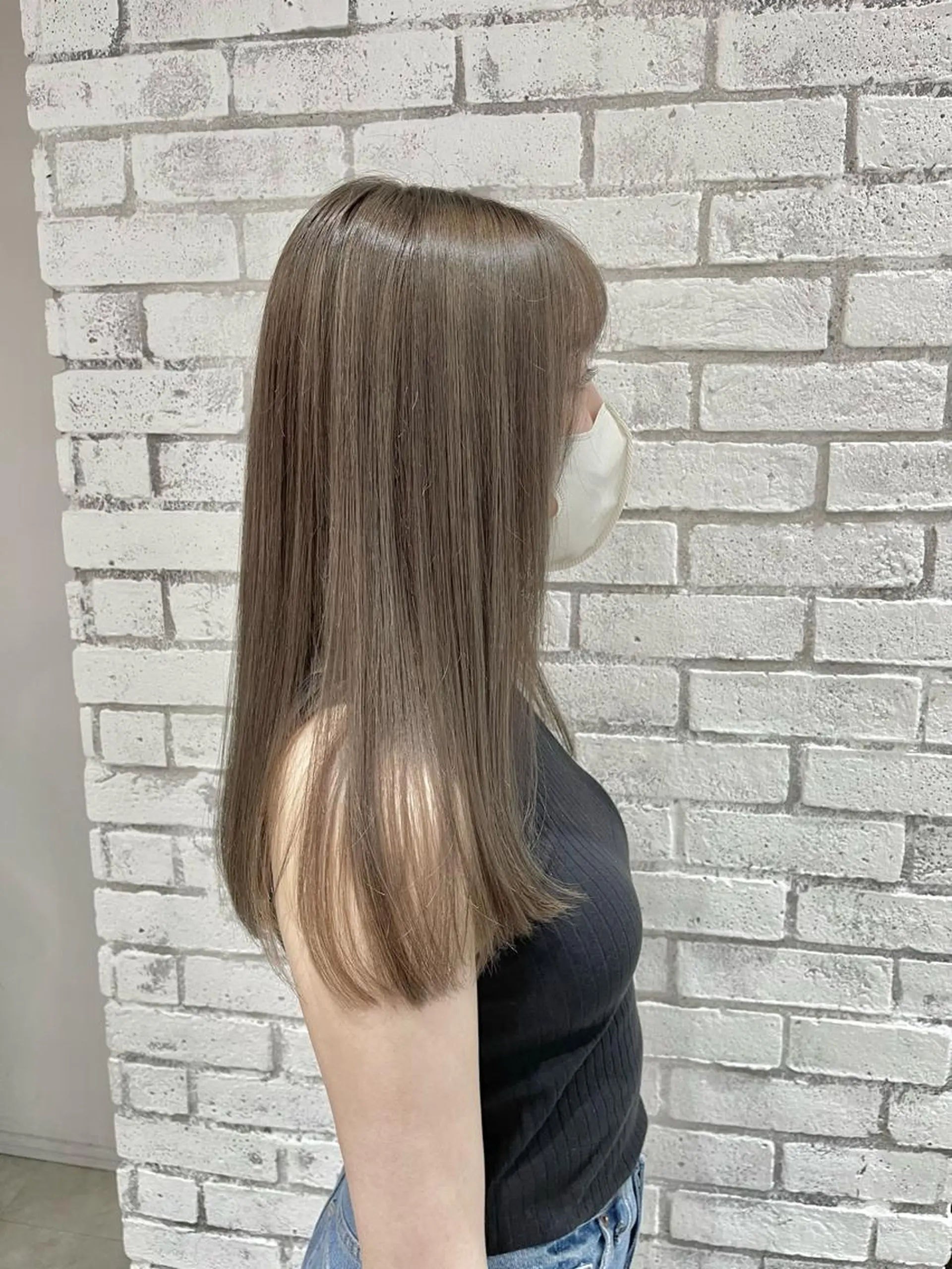 ロング カラー ヘアアレンジ ハイライトカラー ハイライト ヘアカラー ヘアセット 縮毛矯正/美髪 髪質改善/石田幸輔のヘアスタイル
