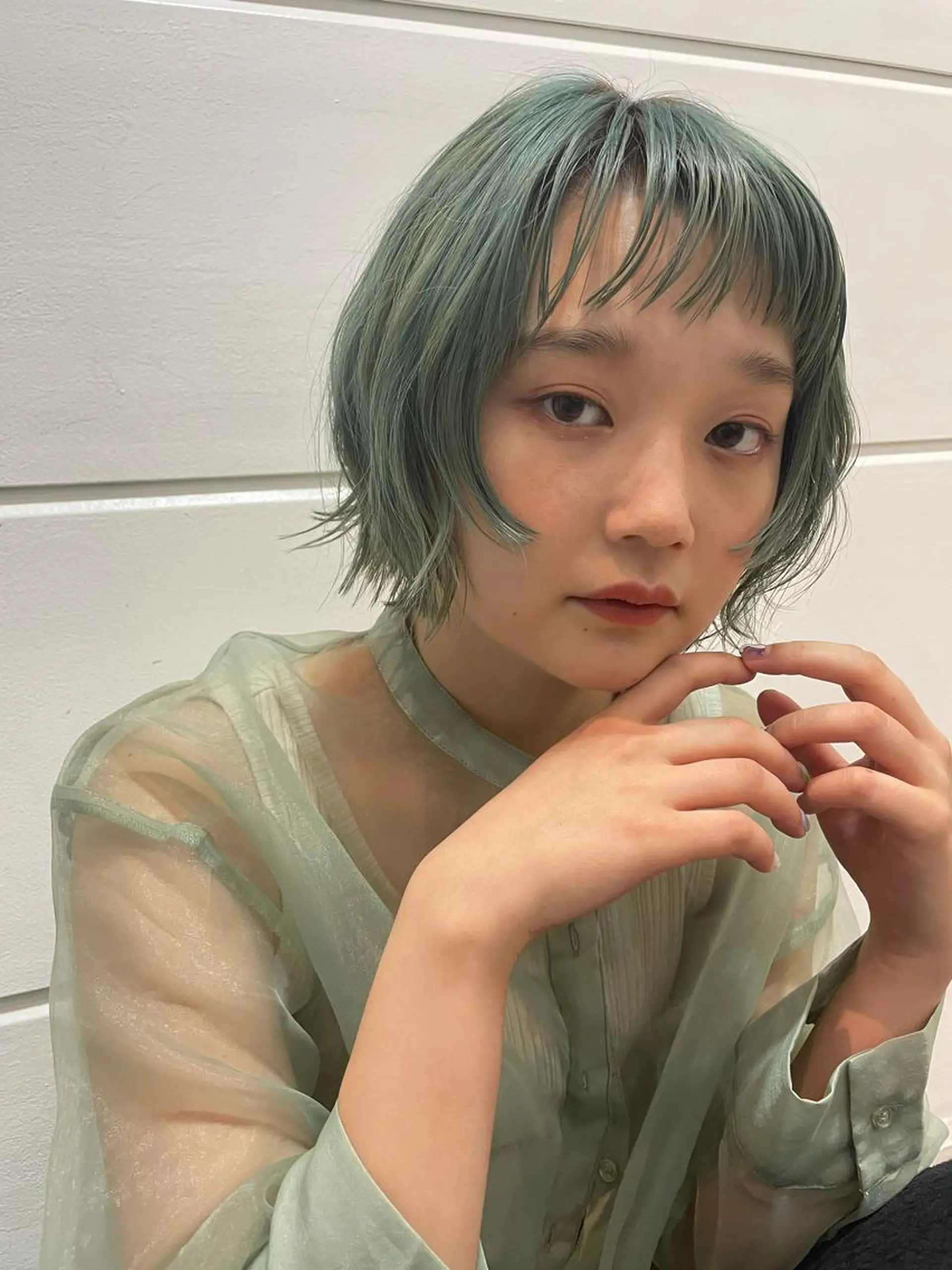 ショート カラー まつ毛パーマ🐏 NANAMIのマツエク・マツパデザイン