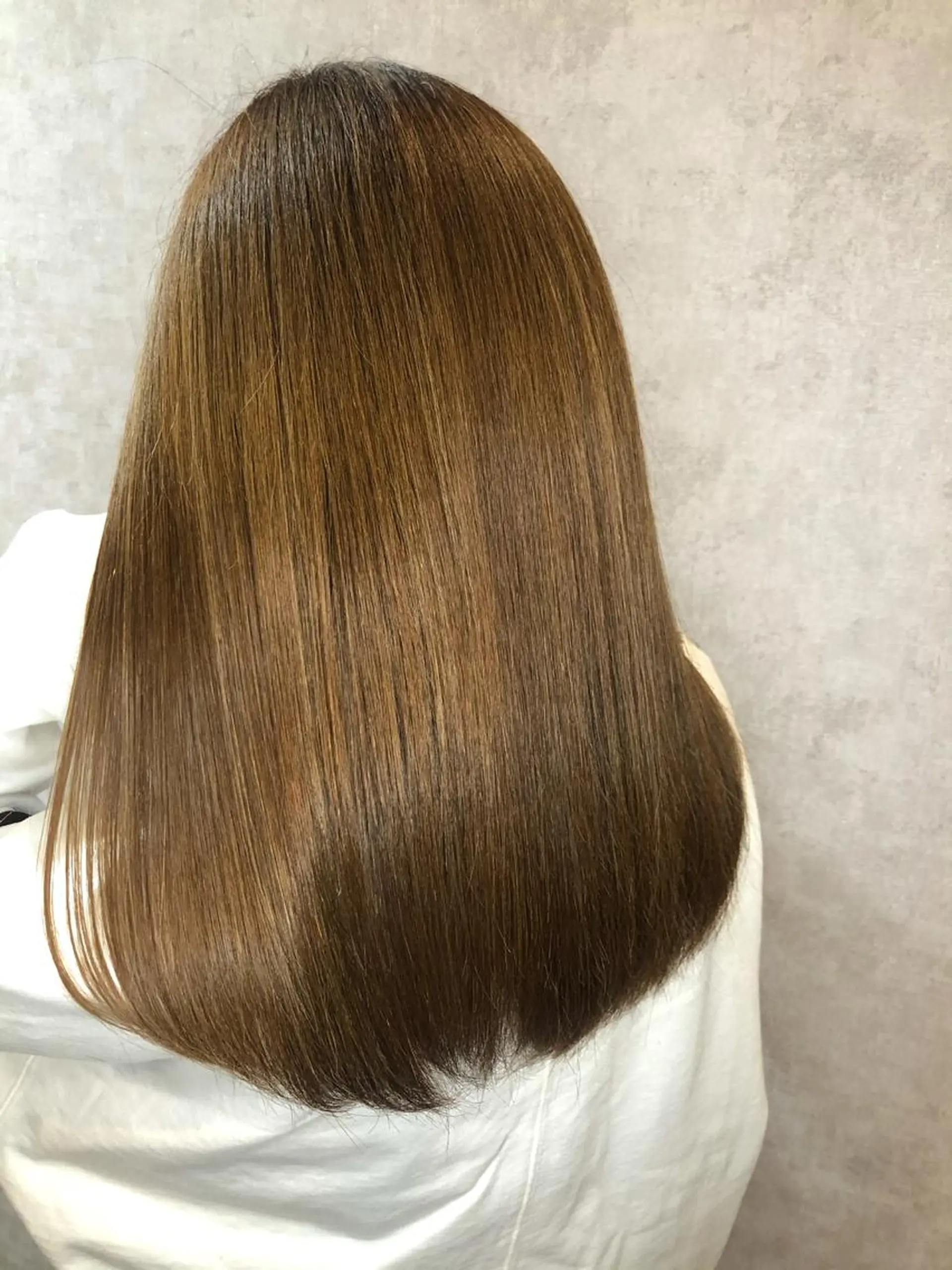 ミディアム 髪質改善 トリートメント 工藤 綾華のヘアスタイル