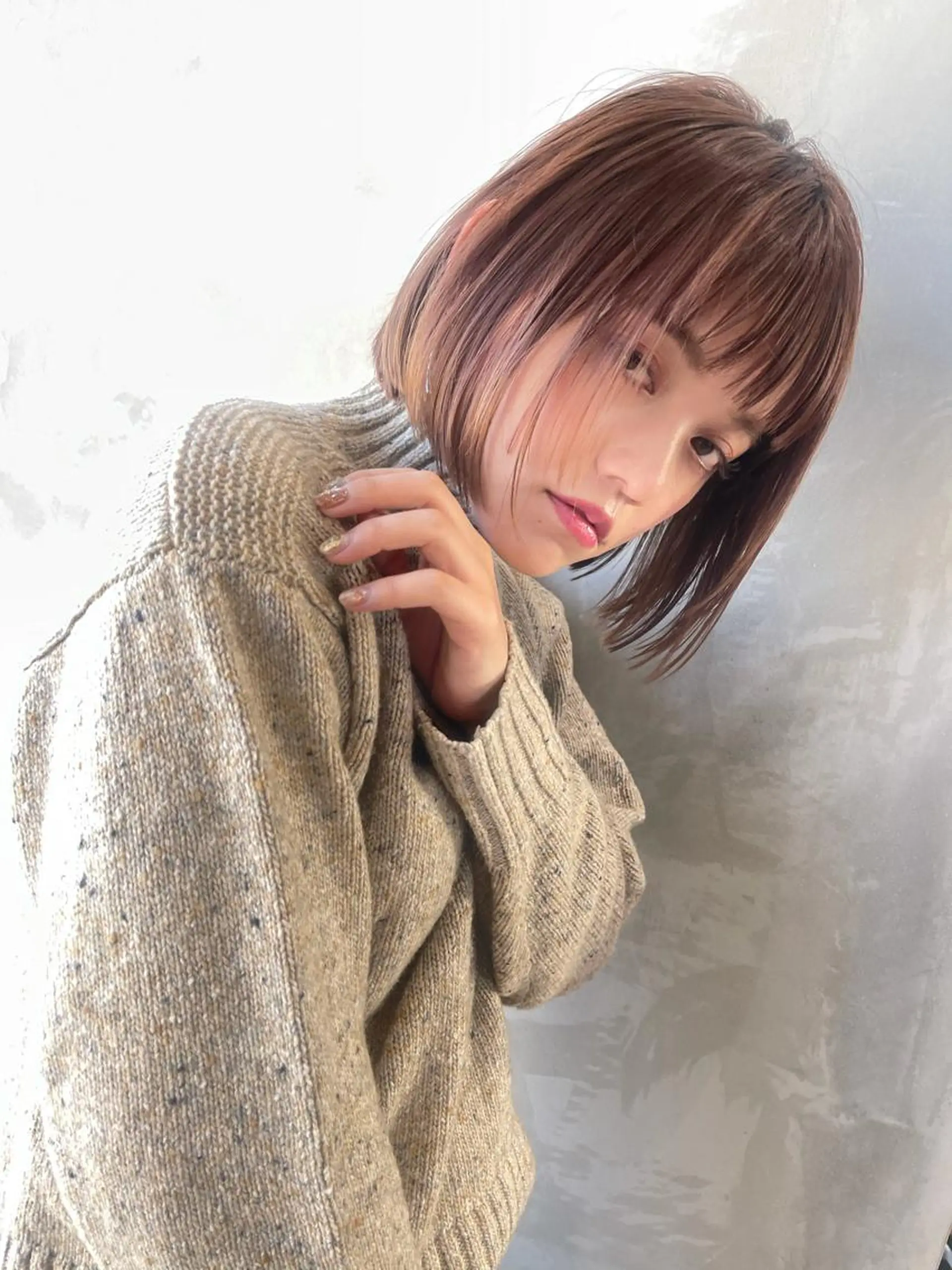 ショート カラー ヘアアレンジ ボブ ヘアカラー トリートメント TOMO GEEKS代表のヘアスタイル