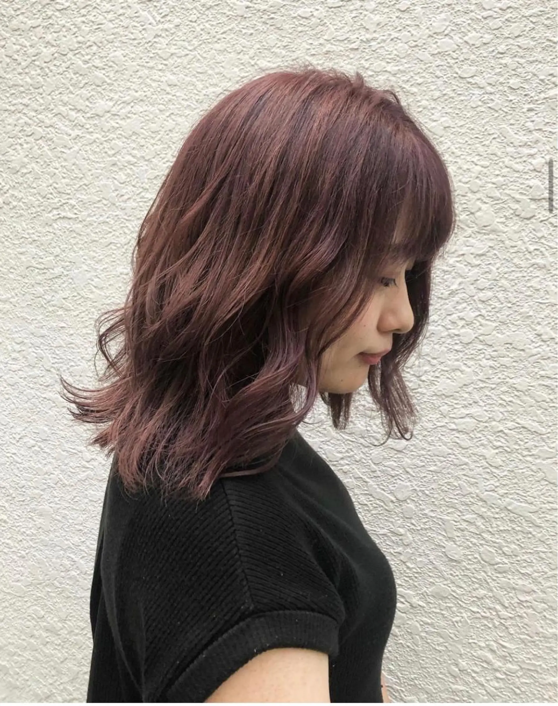 ミディアム カラー ヘアカラー 矢田 沙希のヘアスタイル