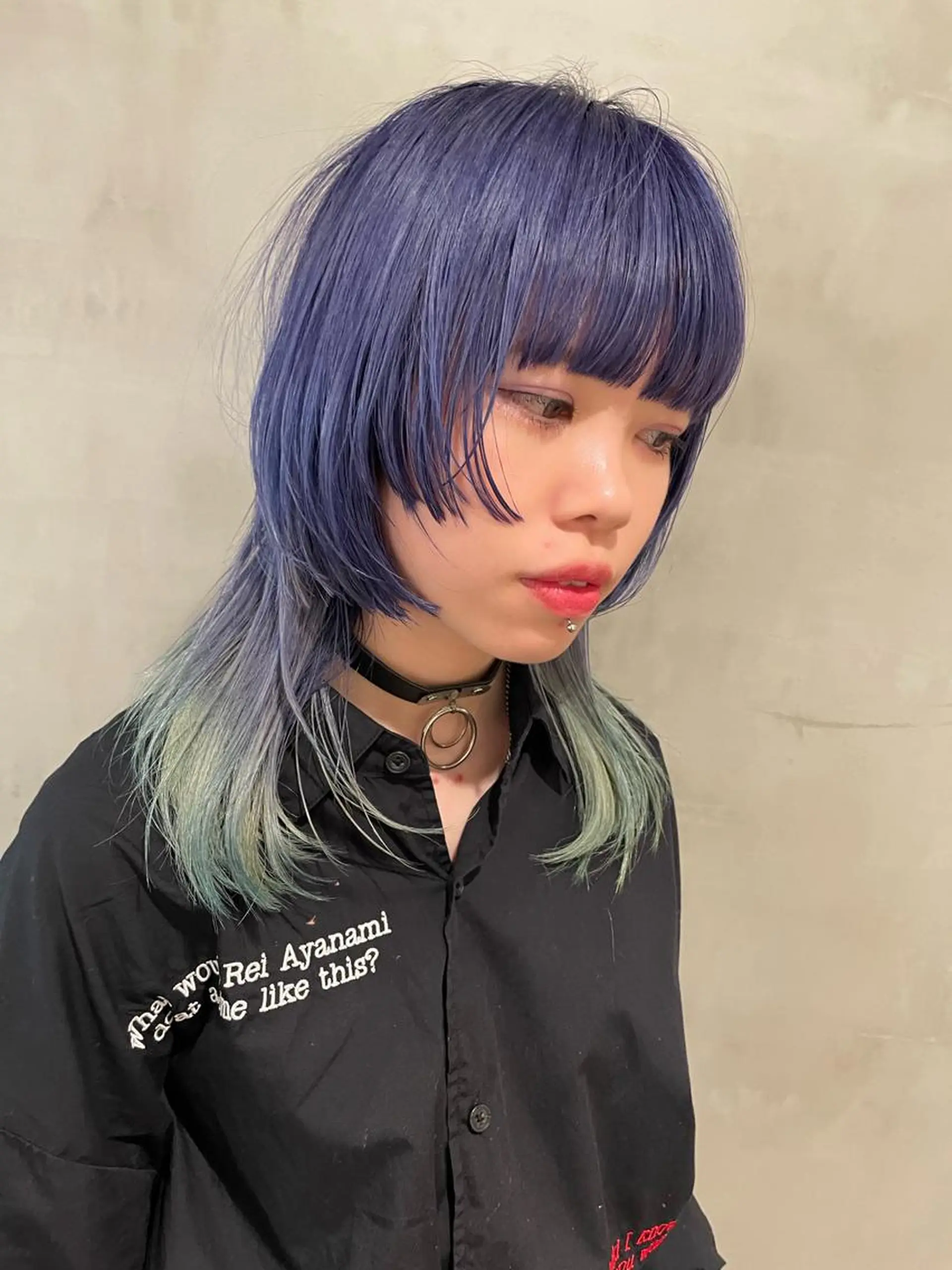 ミディアム カラー カット ヘアカラー トリートメント 優作 〜圧倒的信頼〜のヘアスタイル