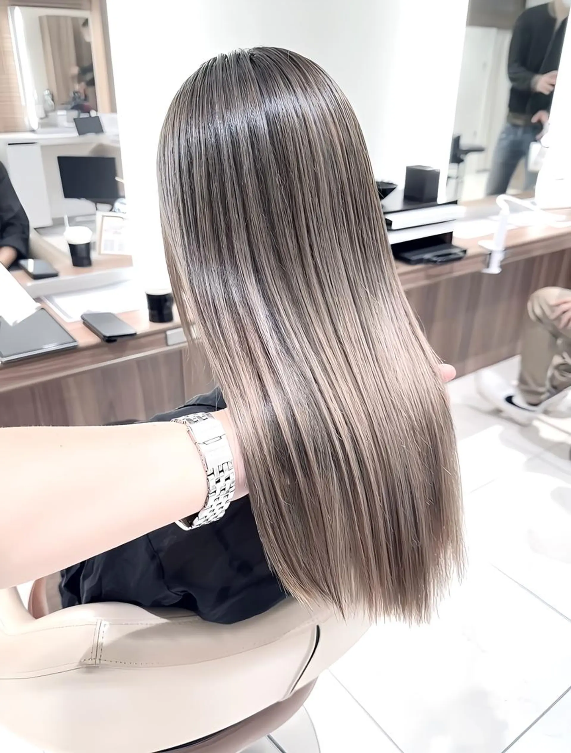 ロング カラー 髪質改善 ヘアカラー トリートメント 菅野翔汰/髪質改善 カラー/ブリーチのヘアスタイル