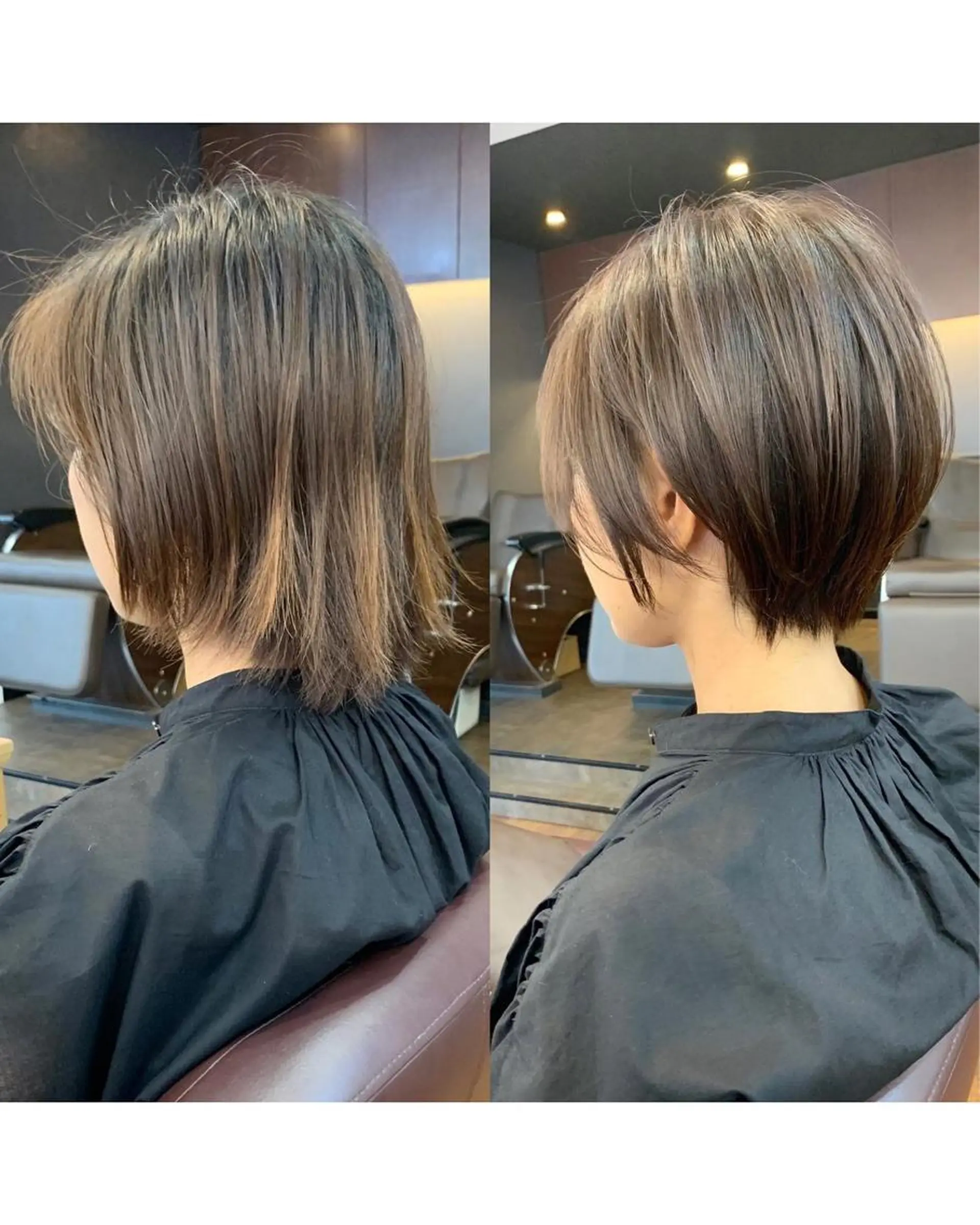 ショート 縮毛矯正/ショート/ レイヤー/畑中正敏のヘアスタイル