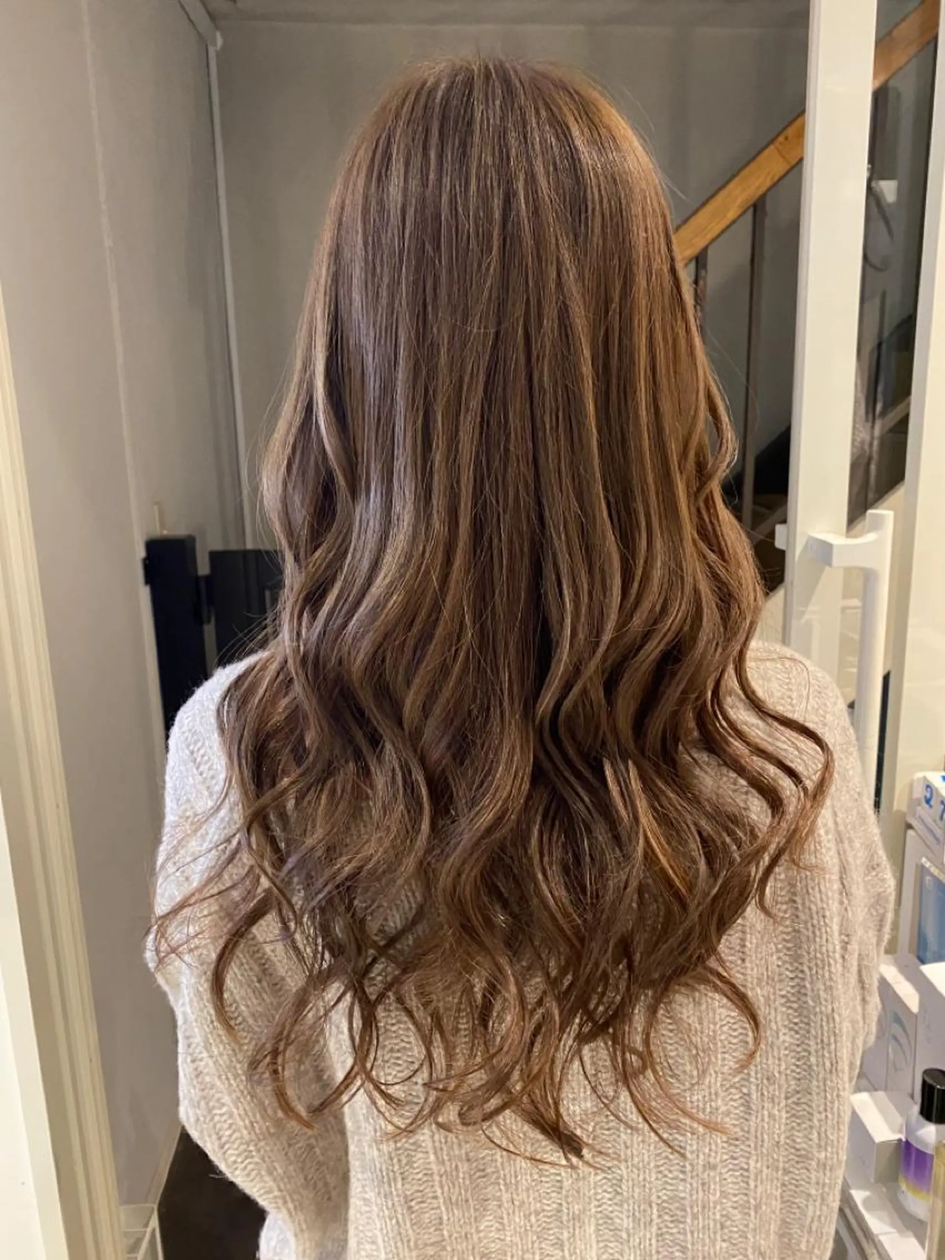 ロング カラー 🌈評価No.1🌈 艶髪カラー❌エクステのヘアスタイル