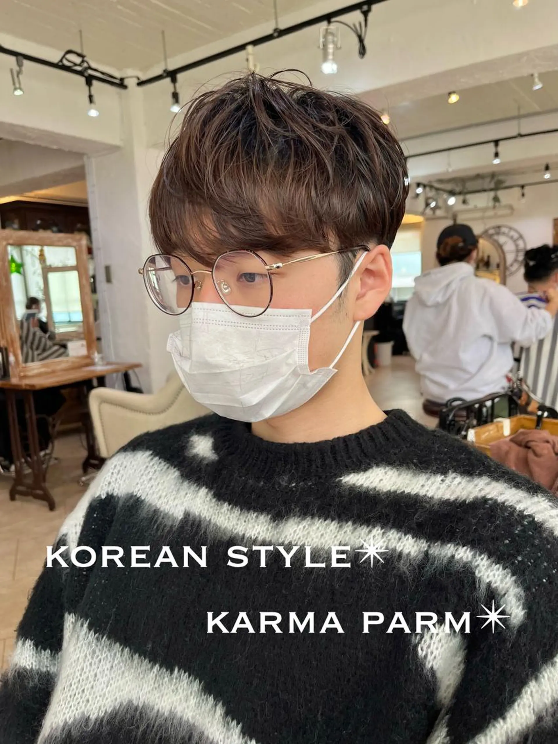 ショート 韓国風ヘア カット パーマ 本場の韓国ヘア 🇰🇷チ・ヨンジュのヘアスタイル