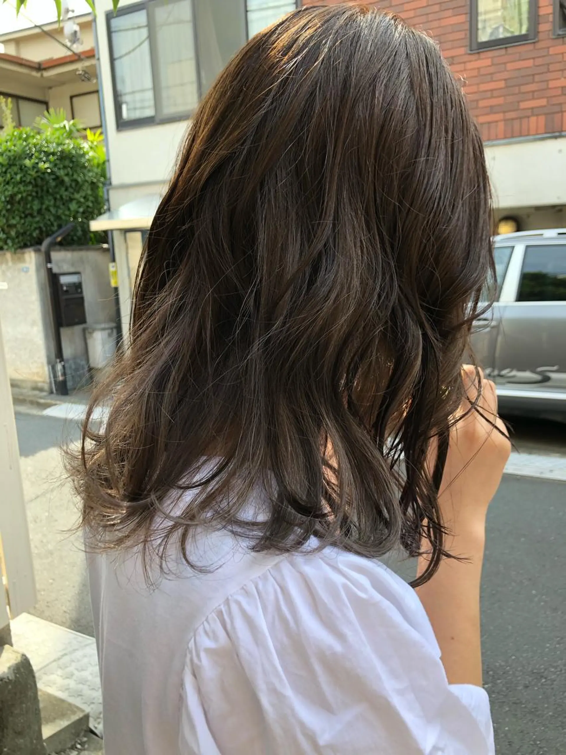セミロング カラー NOUN所属・eri kinjoのヘアスタイル