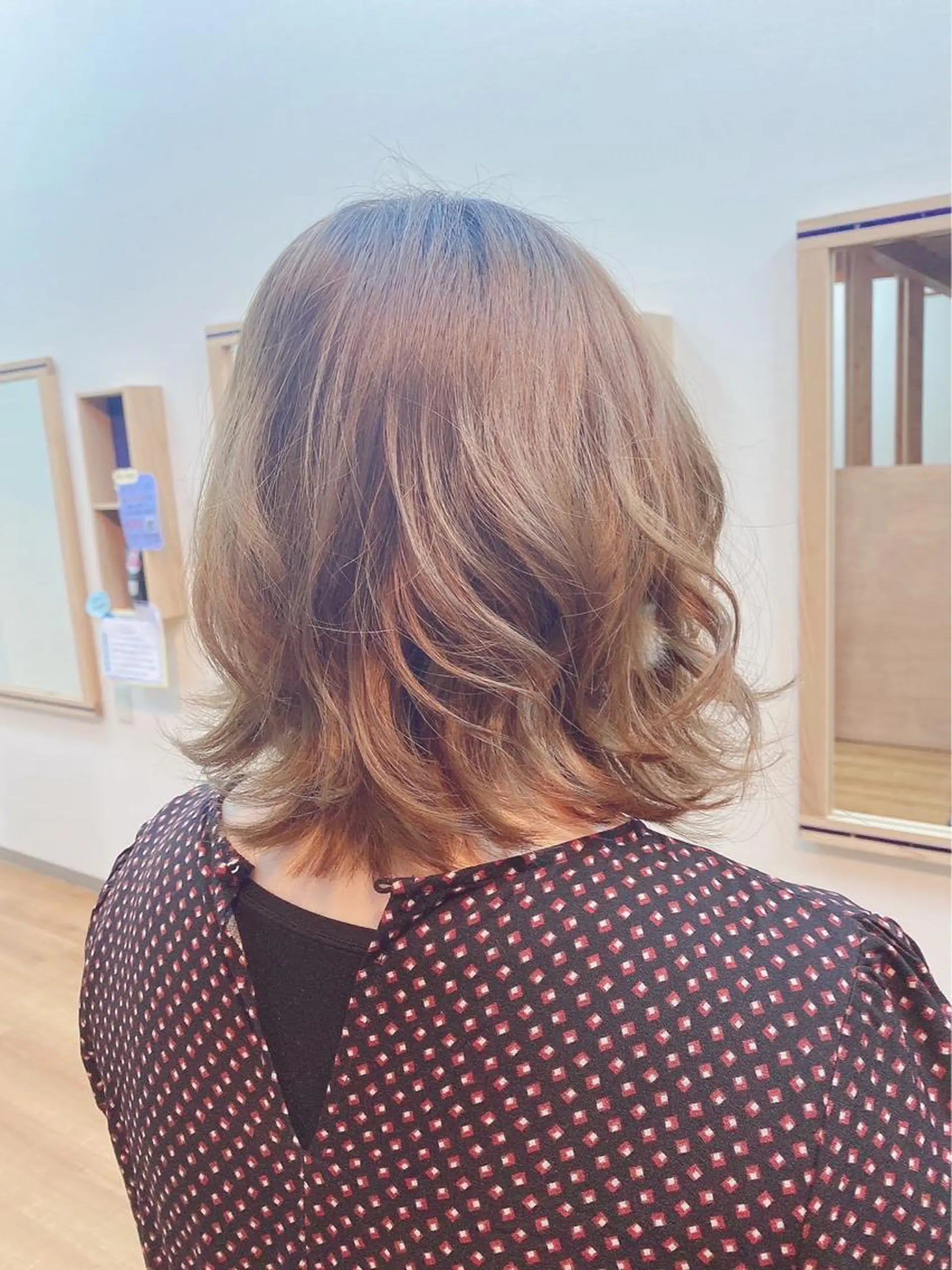 ミディアム パーマ SHANDIA 山本悠太のヘアスタイル