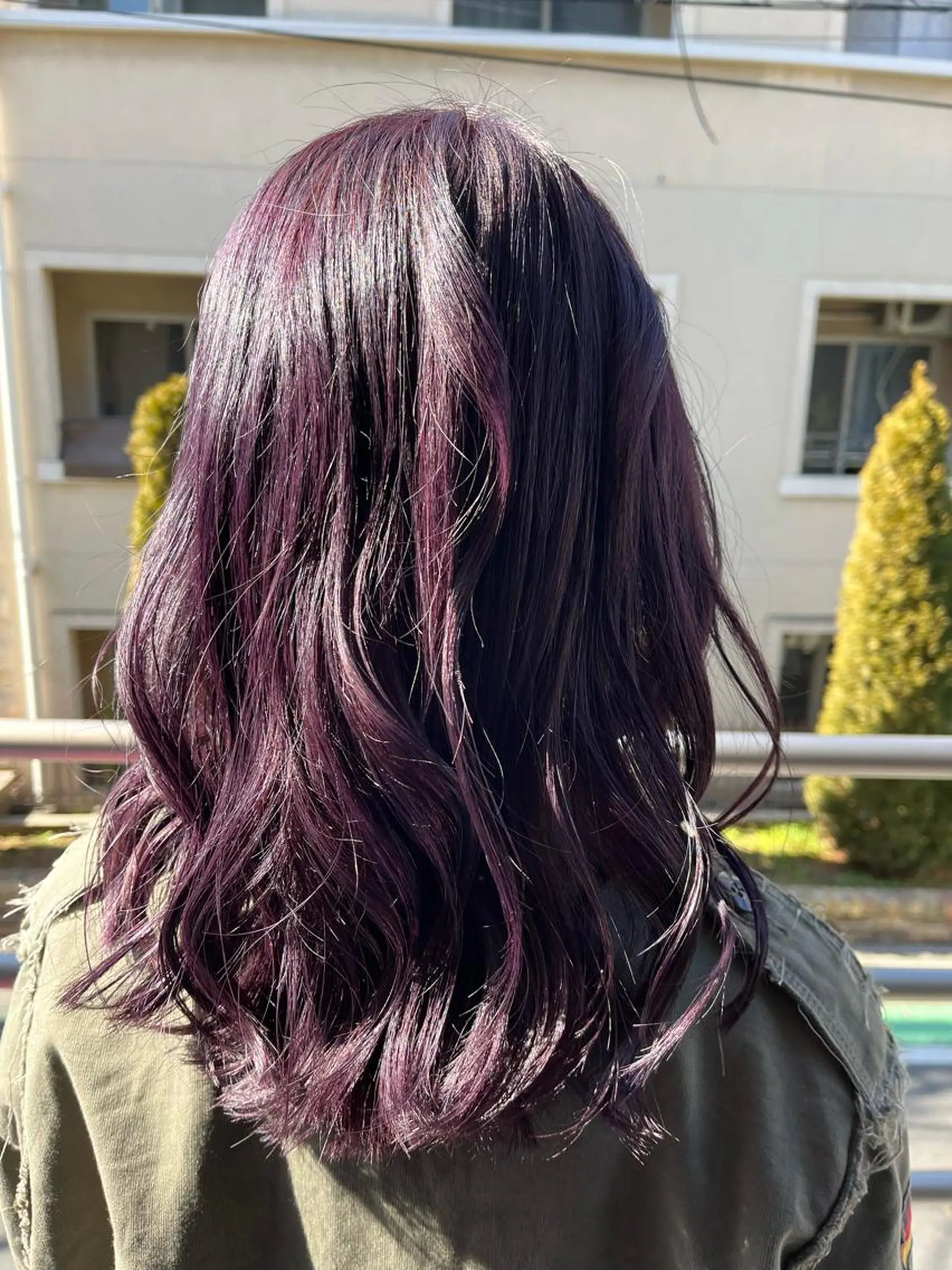 ミディアム カラー ヘアアレンジ ✨艶髪✨ 奈須晴香のヘアスタイル