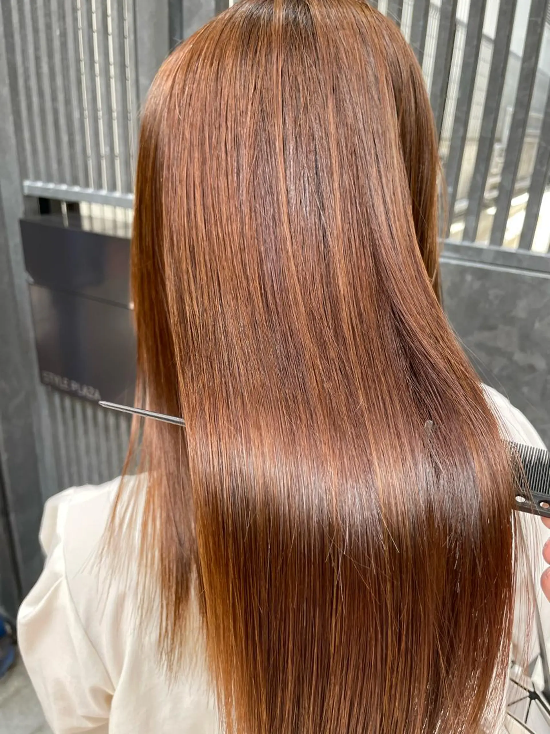 セミロング カラー 縮毛矯正/髪質改善/ 石橋代智のヘアスタイル