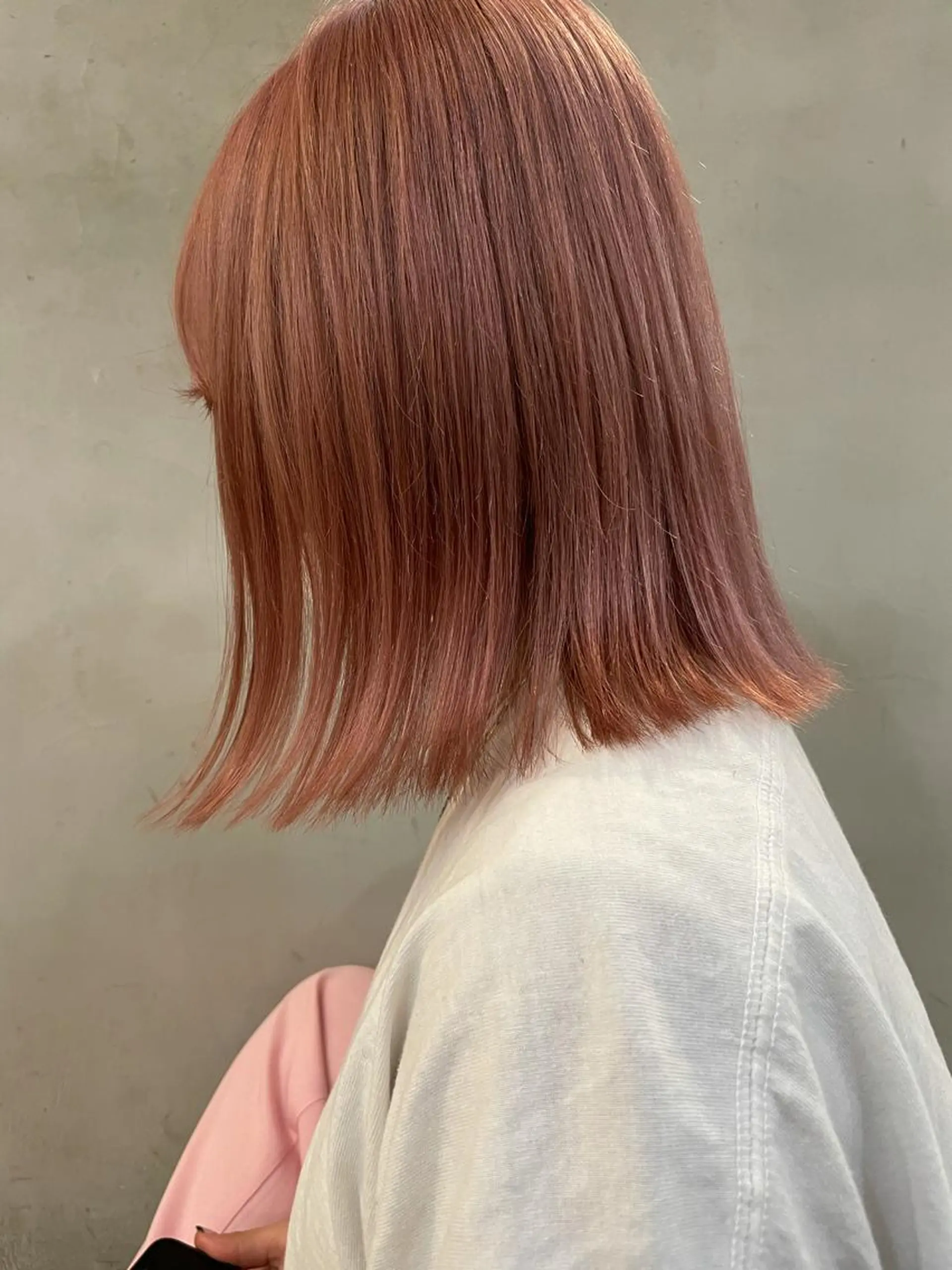 ミディアム 小顔レイヤー×コンパ クトボブ/林隆平のヘアスタイル