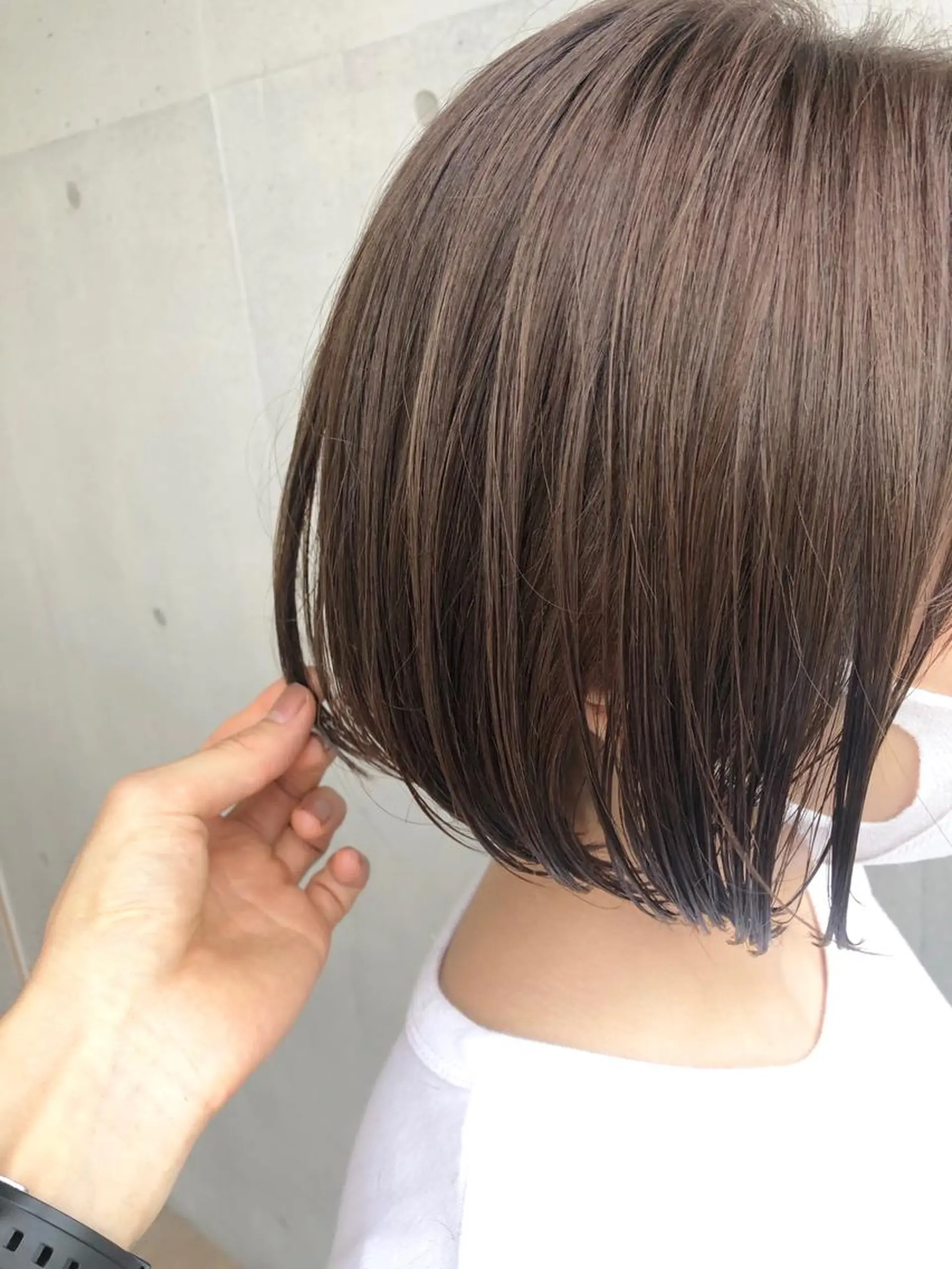 ショート カラー ☕️ベージュカラー 内藤光哉☕️のヘアスタイル