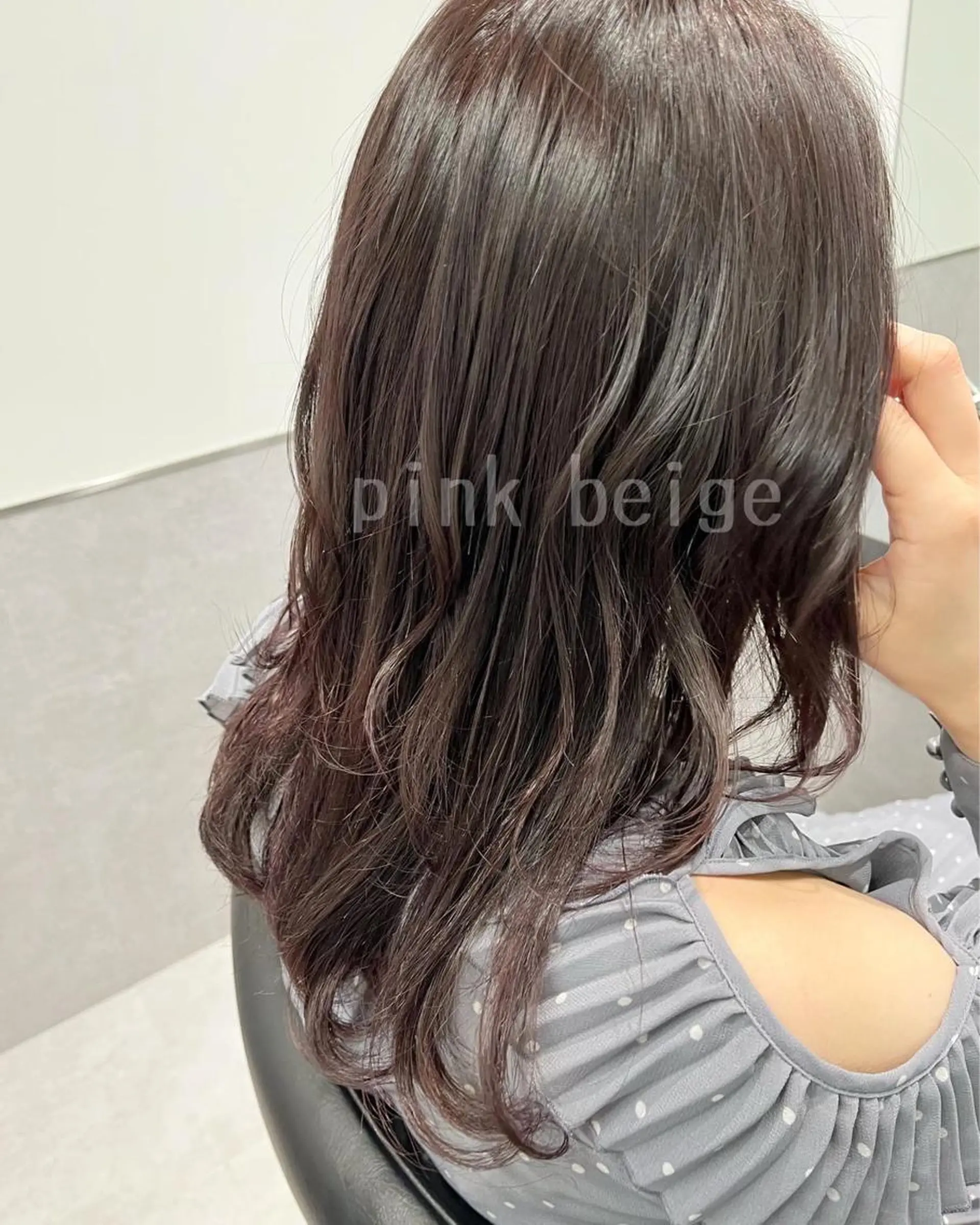 セミロング カラー レイヤー/髪質改善/ 美髪矯正/手塚凌のヘアスタイル