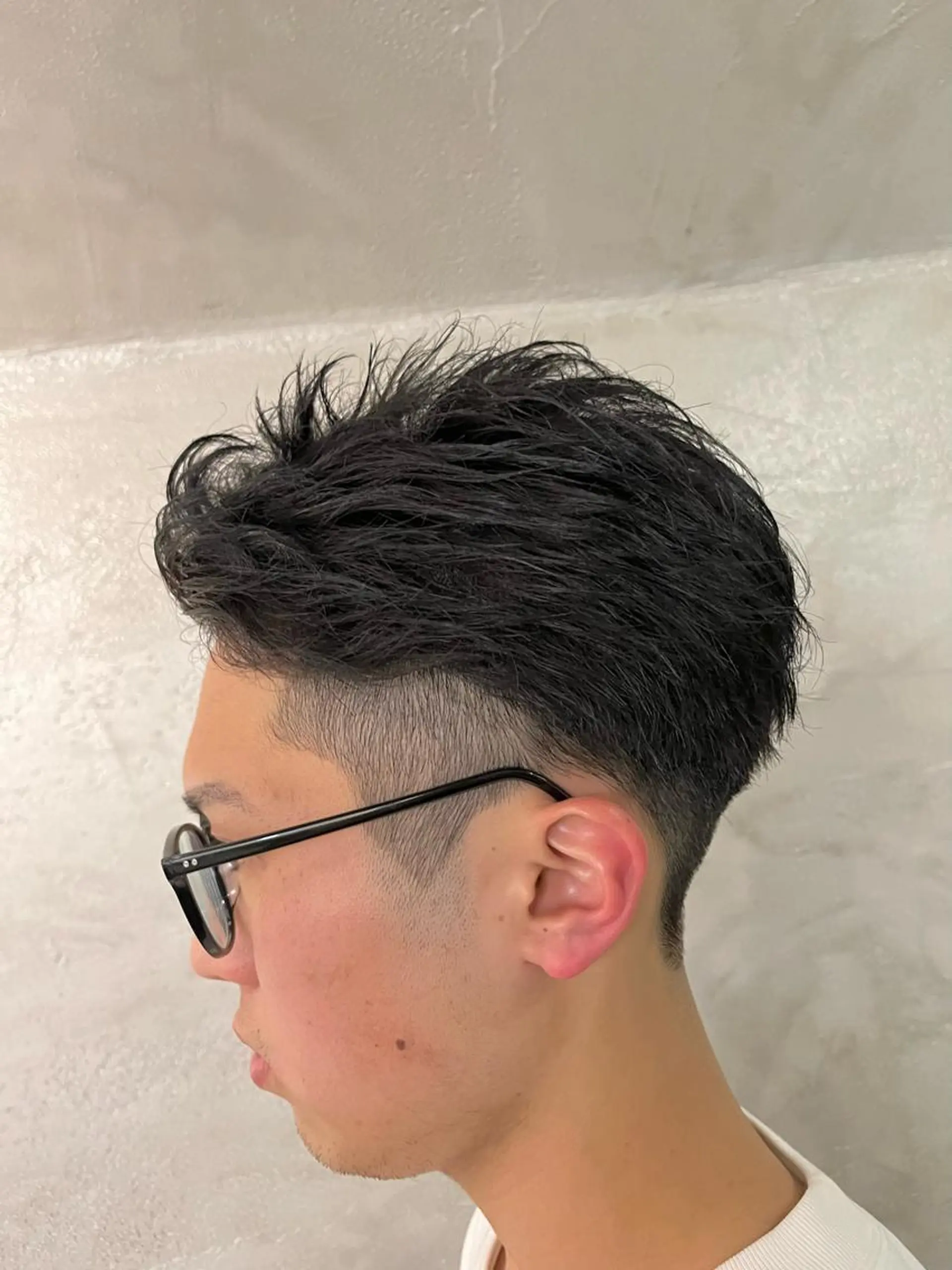 メンズ マッシュ カット 透明感カラー/ ブリーチ無し/RYOのヘアスタイル