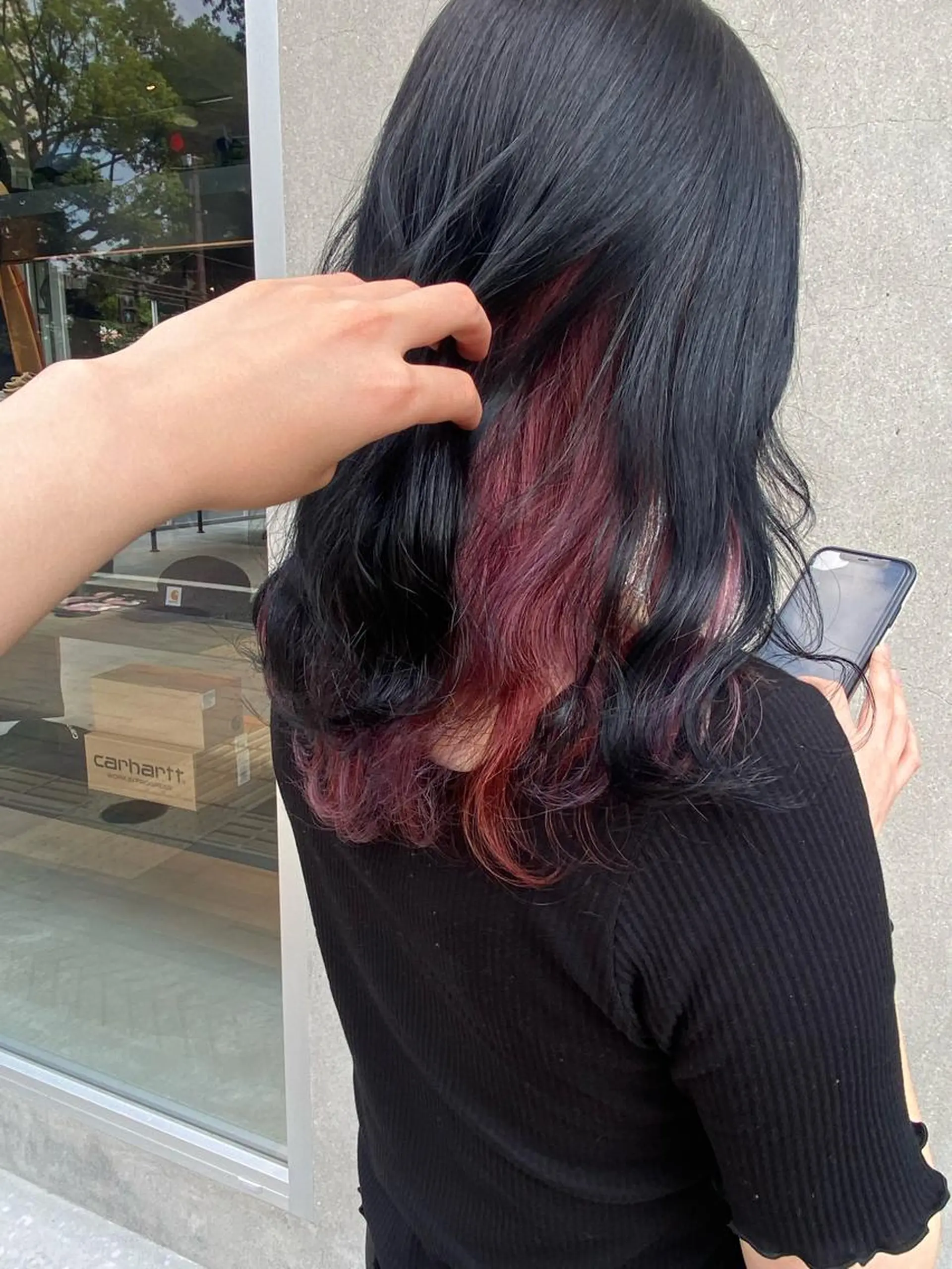 カラー ヘアカラー AYANE 韓国ヘア /レイヤーカットのヘアスタイル