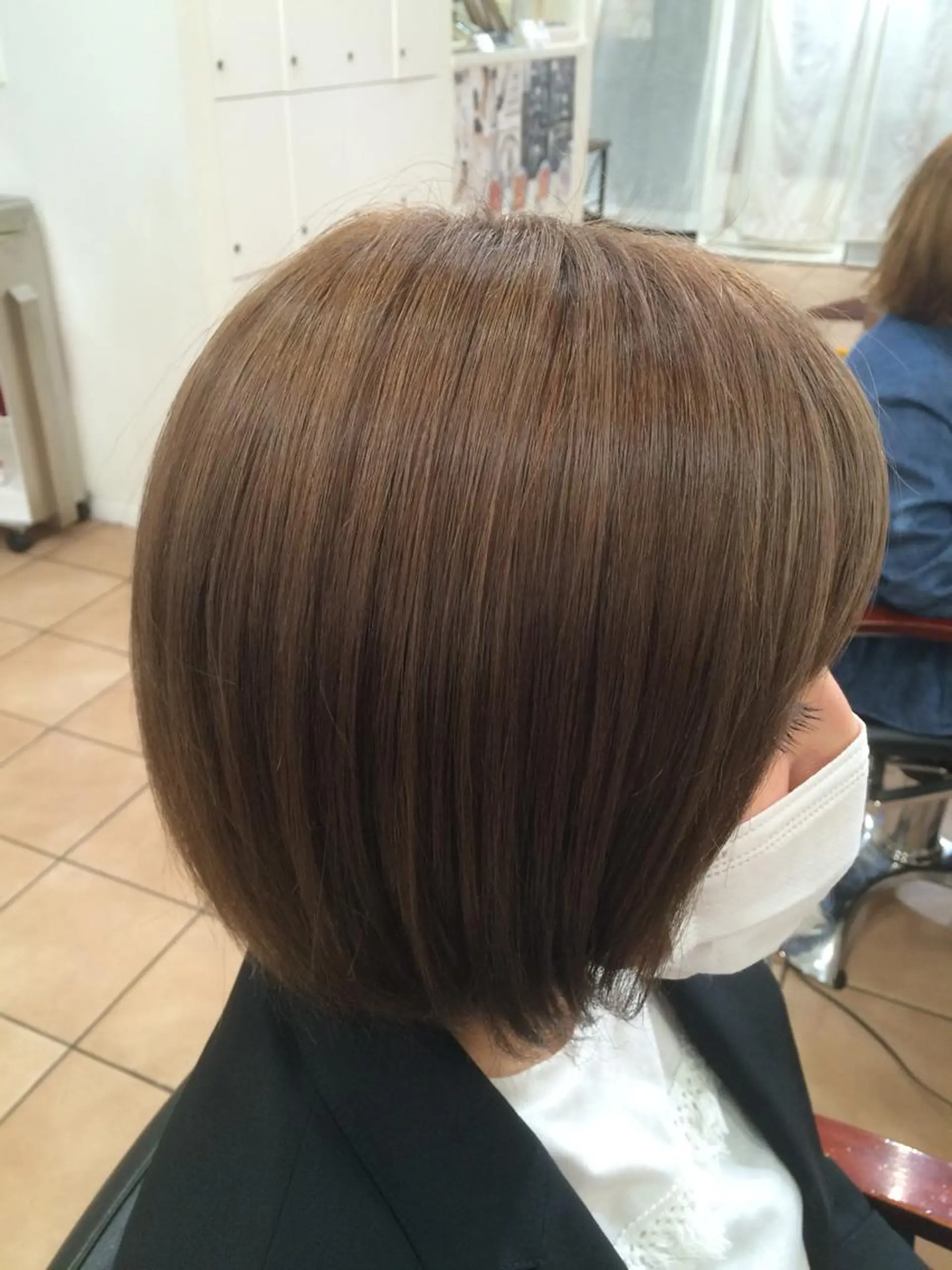 ショート カラー 透明感カラー グレージュ トリートメント カラー/髪質改善スペ シャリスト宮本　伸一のヘアスタイル