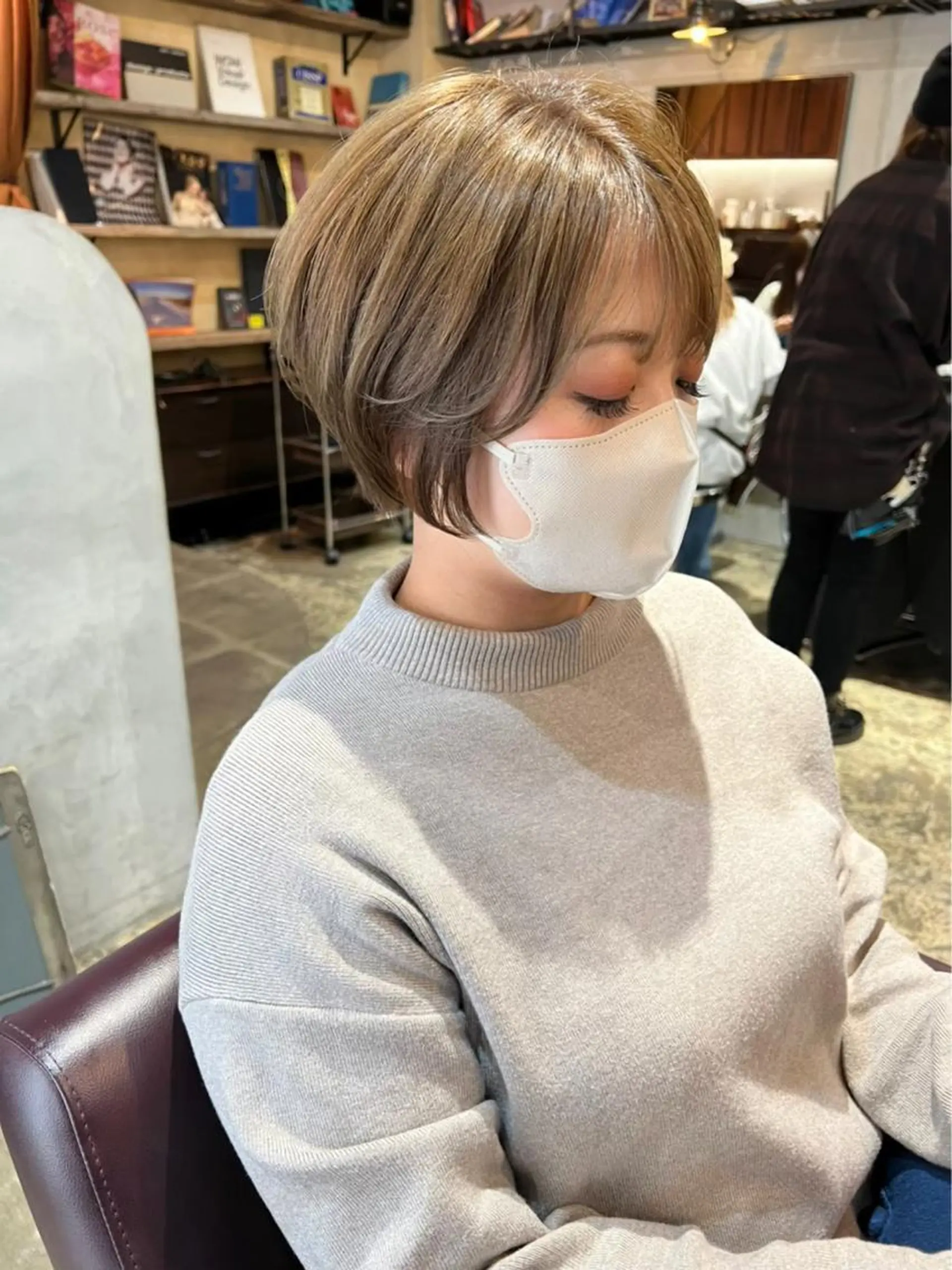 ショート 縮毛矯正 特化アツシのヘアスタイル
