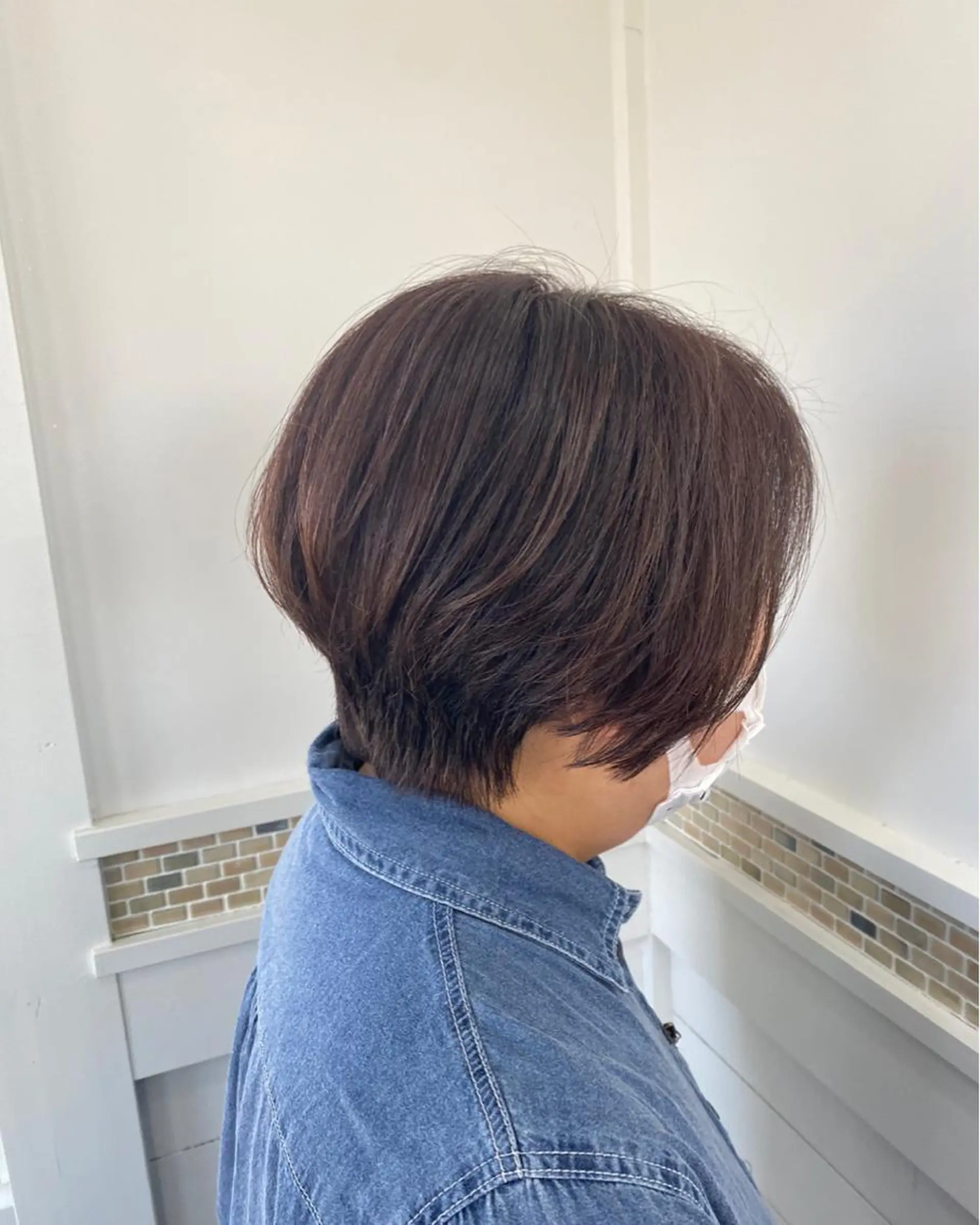 ショート カラー ベージュカラー 田中 悠之のヘアスタイル