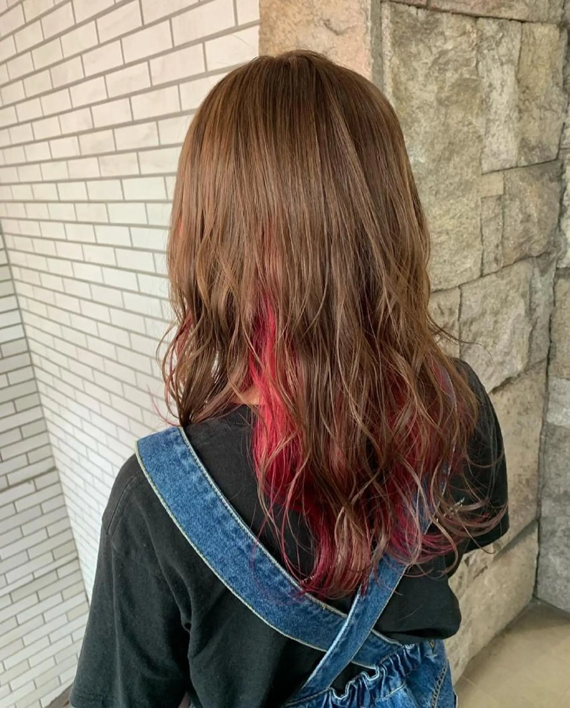 セミロング カラー カット ヘアカラー オージュアソムリエ DAIKI⭐️のヘアスタイル