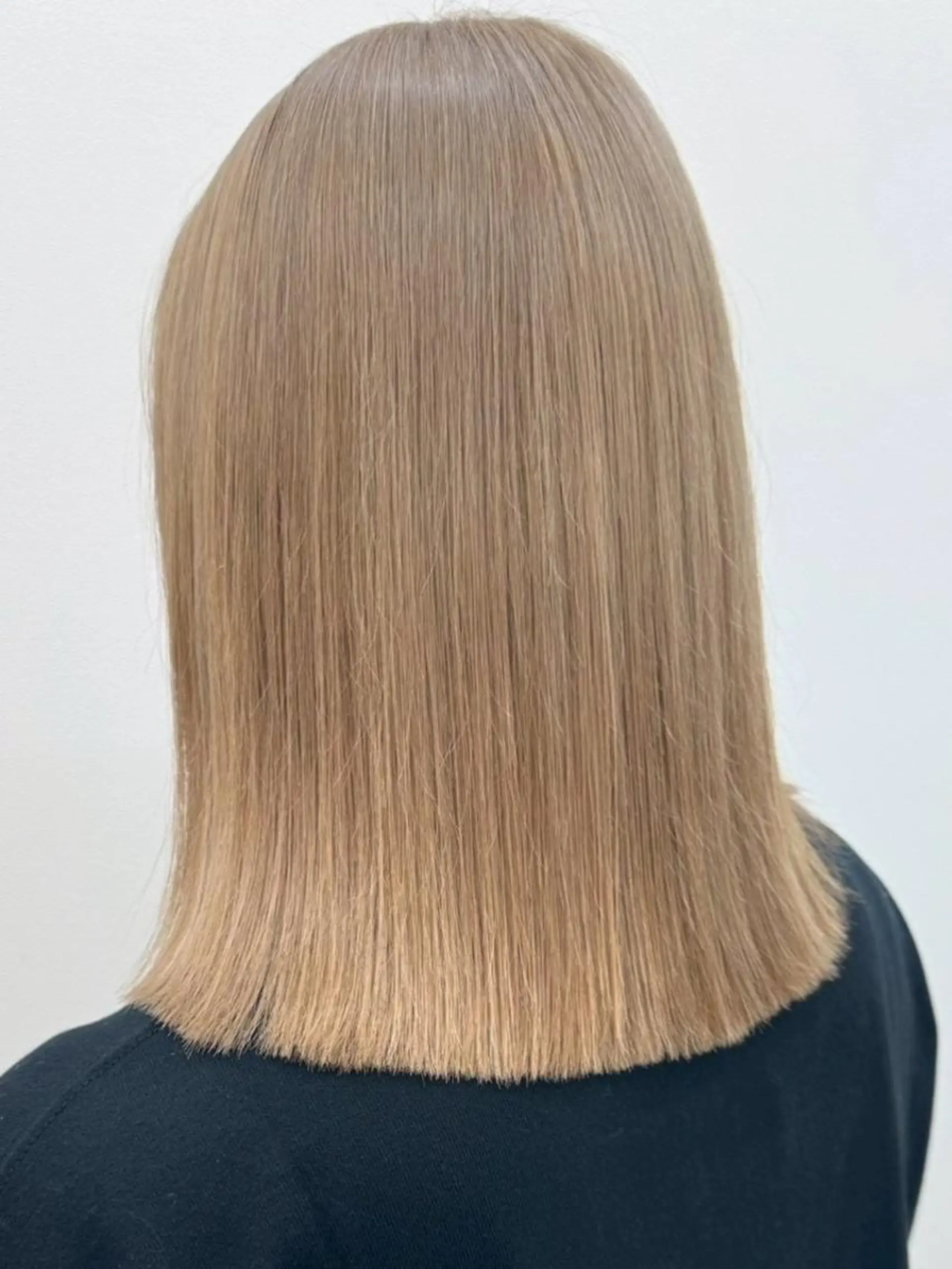 ミディアム カット ヘアカラー トリートメント 幕田 希耀美のヘアスタイル