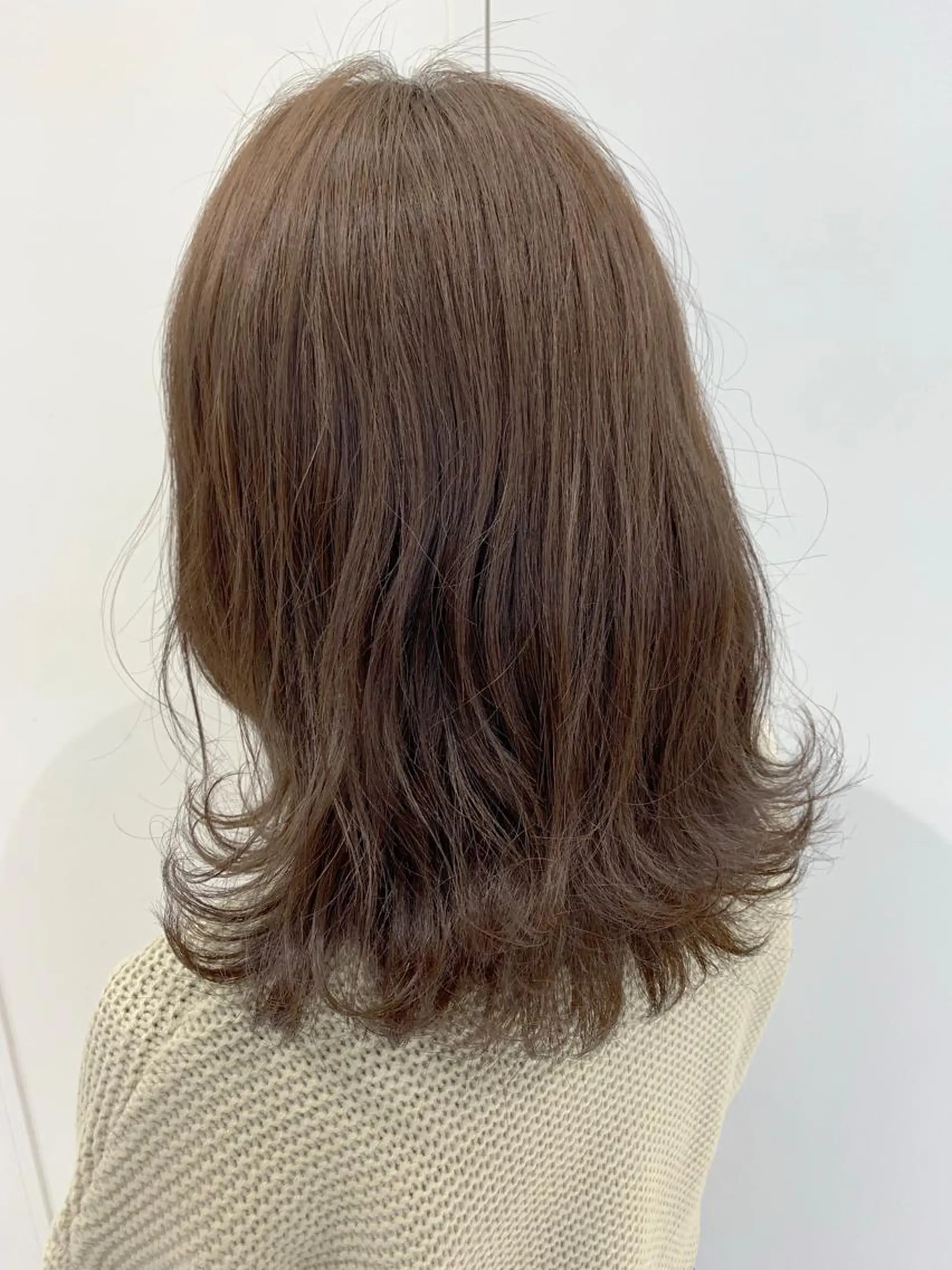 ミディアム カラー ヘアアレンジ 透明感カラー グレージュ カット ヘアカラー トリートメント 透明感♡︎♡︎ 佐々木早苗のヘアスタイル