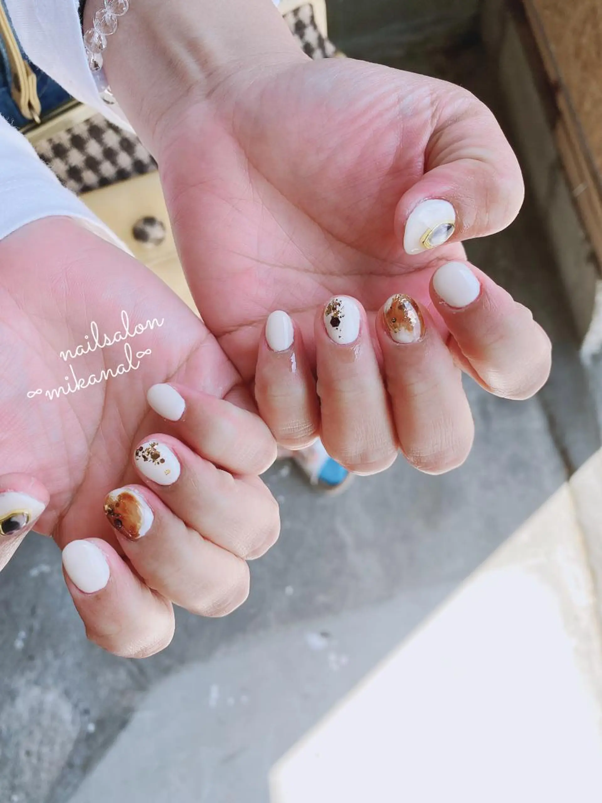 ネイル ハンドネイル フットネイル nailsalon ∞ ﾐｶﾅﾙ ∞のネイルデザイン