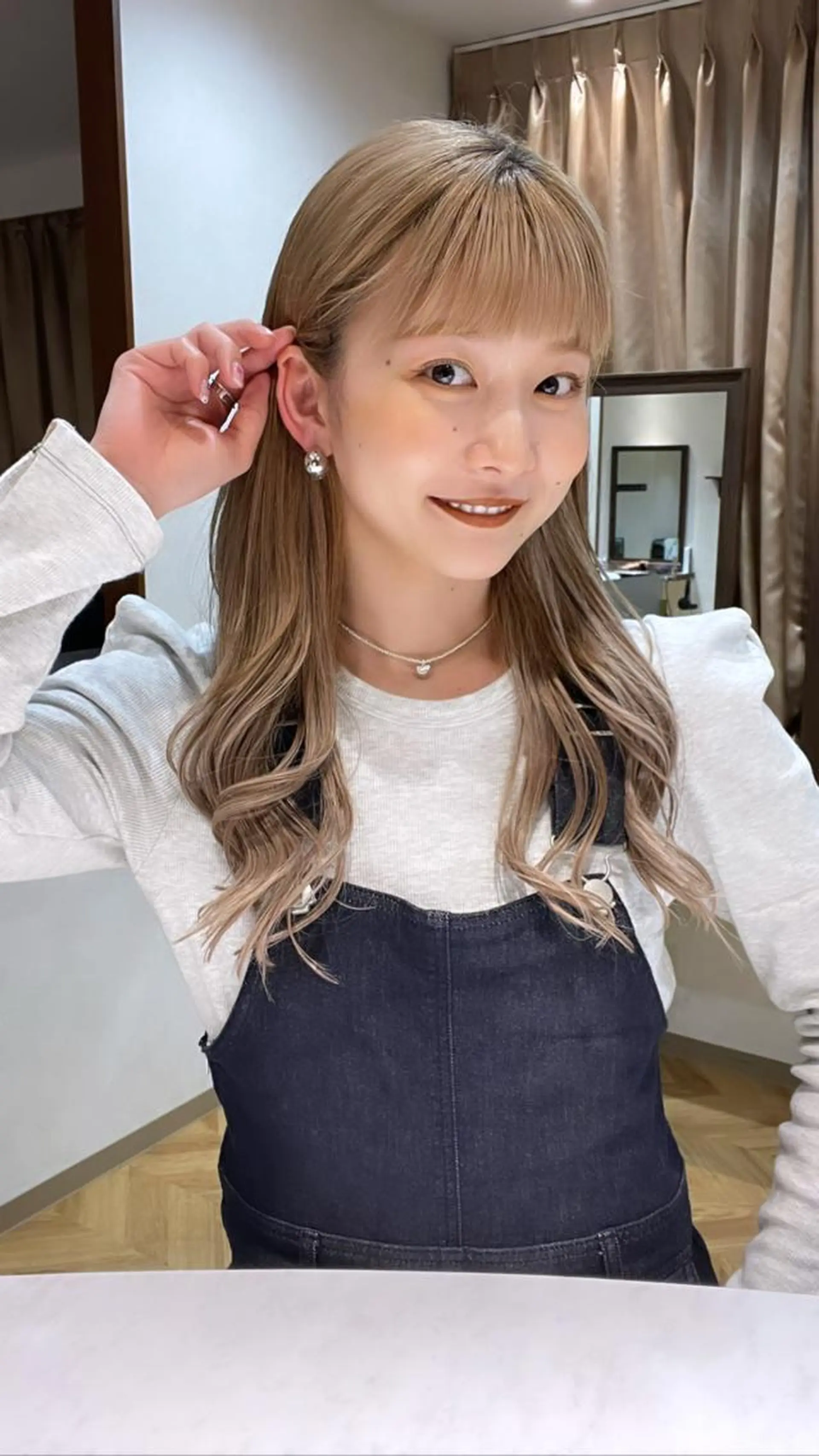 ミディアム カラー ボブ エクステ Lond  mare 🦋ayana🦋のヘアスタイル