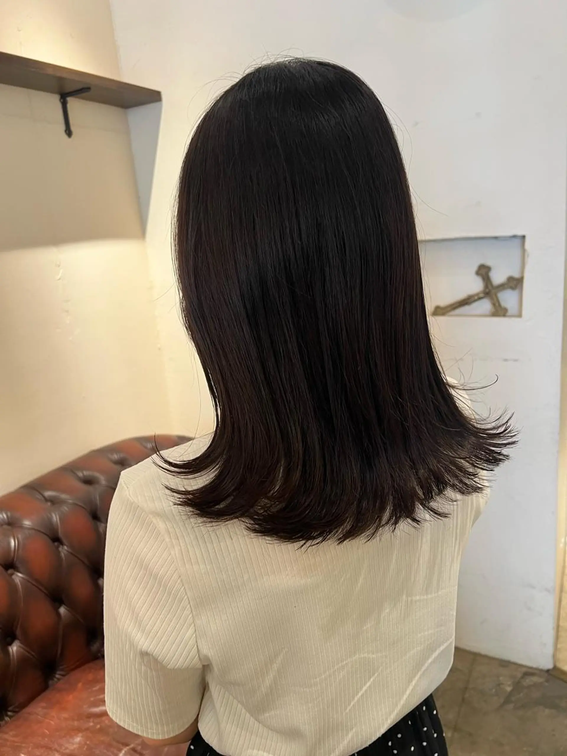 セミロング 外ハネヘア NAO🌿似合わせ トレンドhairのヘアスタイル