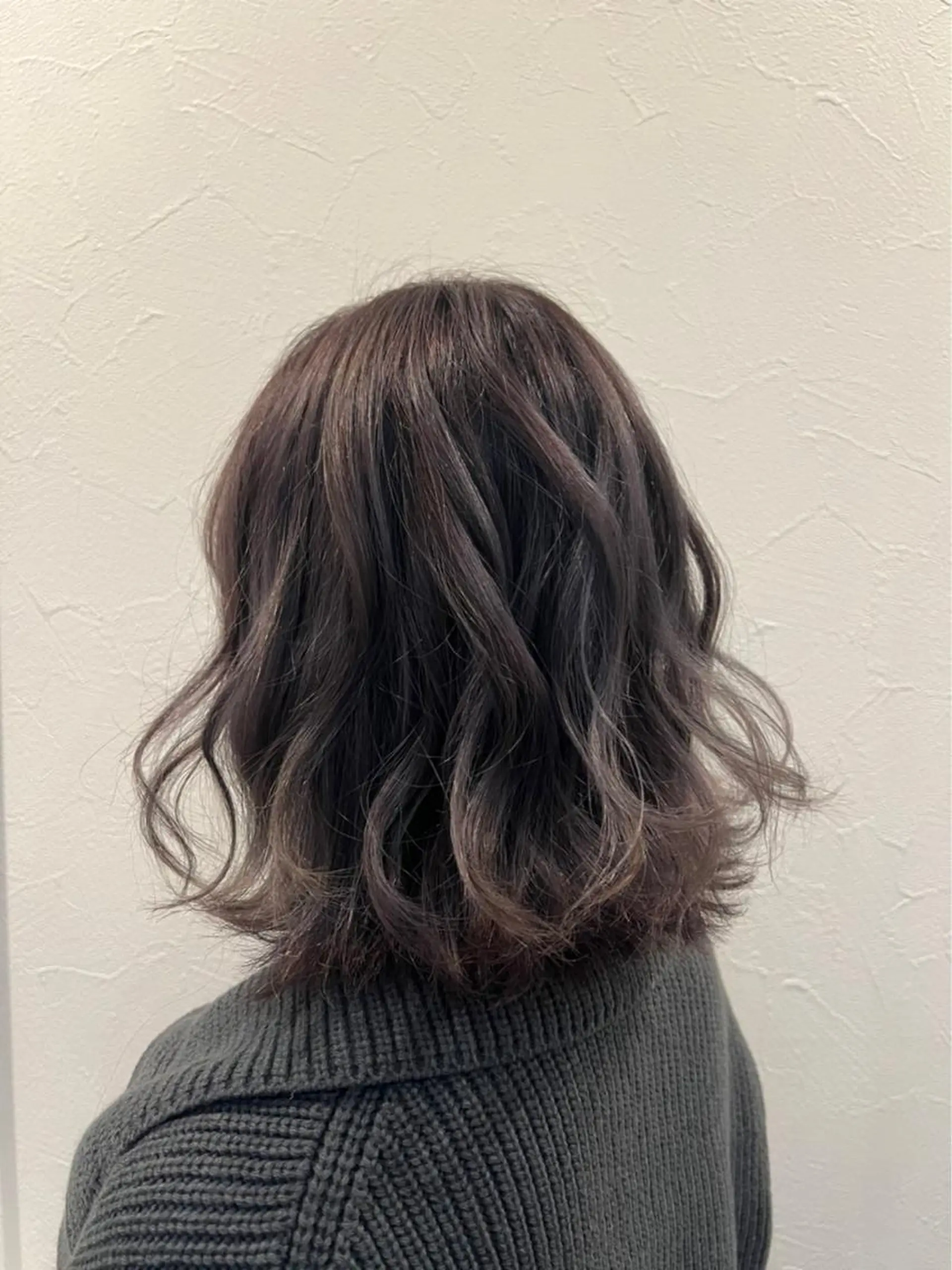 ミディアム カラー ダブルカラー カット ヘアカラー 高崎 絵里子のヘアスタイル