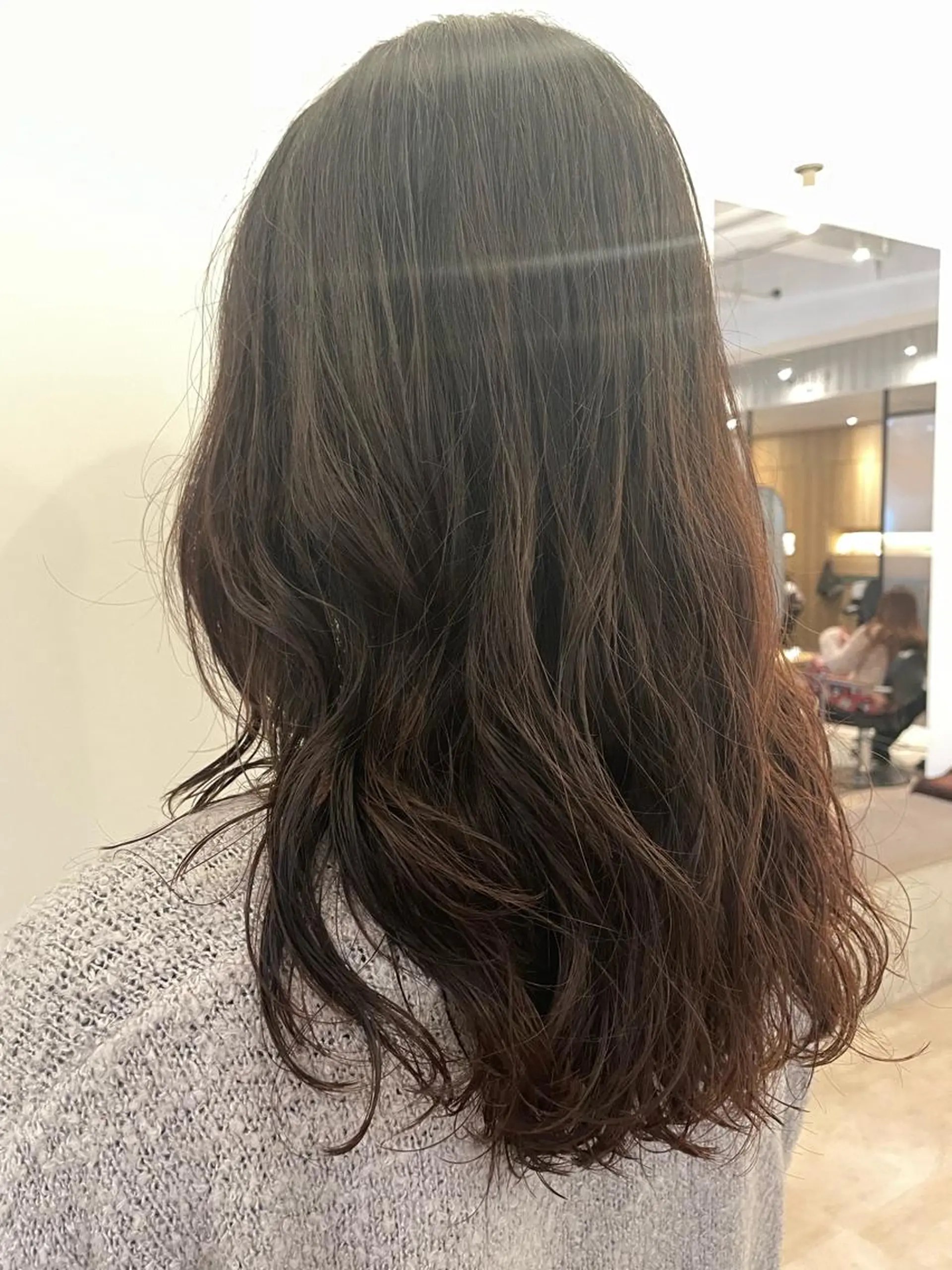 ロング 💘韓国レイヤー上 品カラーruru💘のヘアスタイル