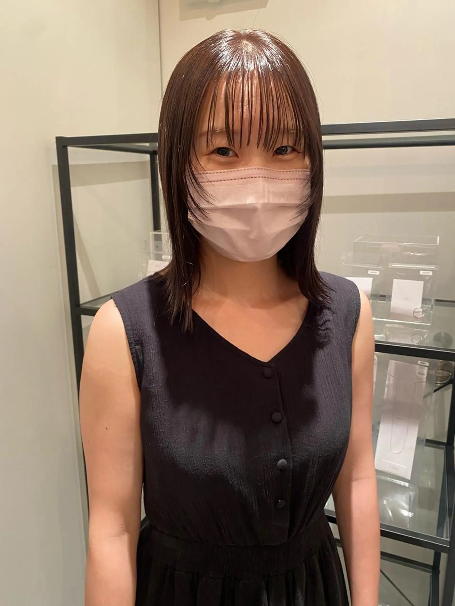 ミディアム カラー ヘアカラー riria/ボブ /透明感カラー🎀のヘアスタイル