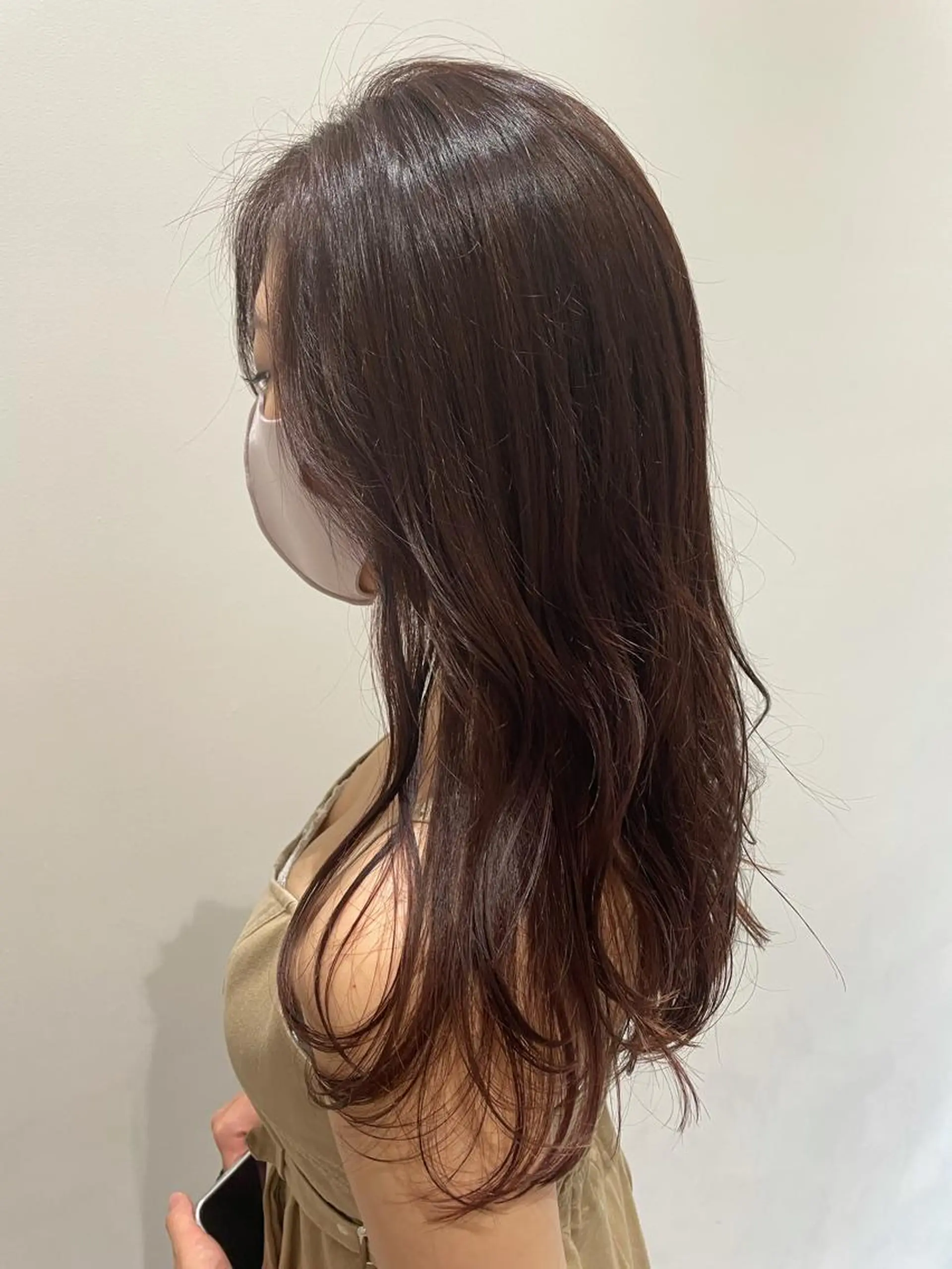 ロング カラー ブラウンカラー カット ヘアカラー 狩野 羅夢のヘアスタイル