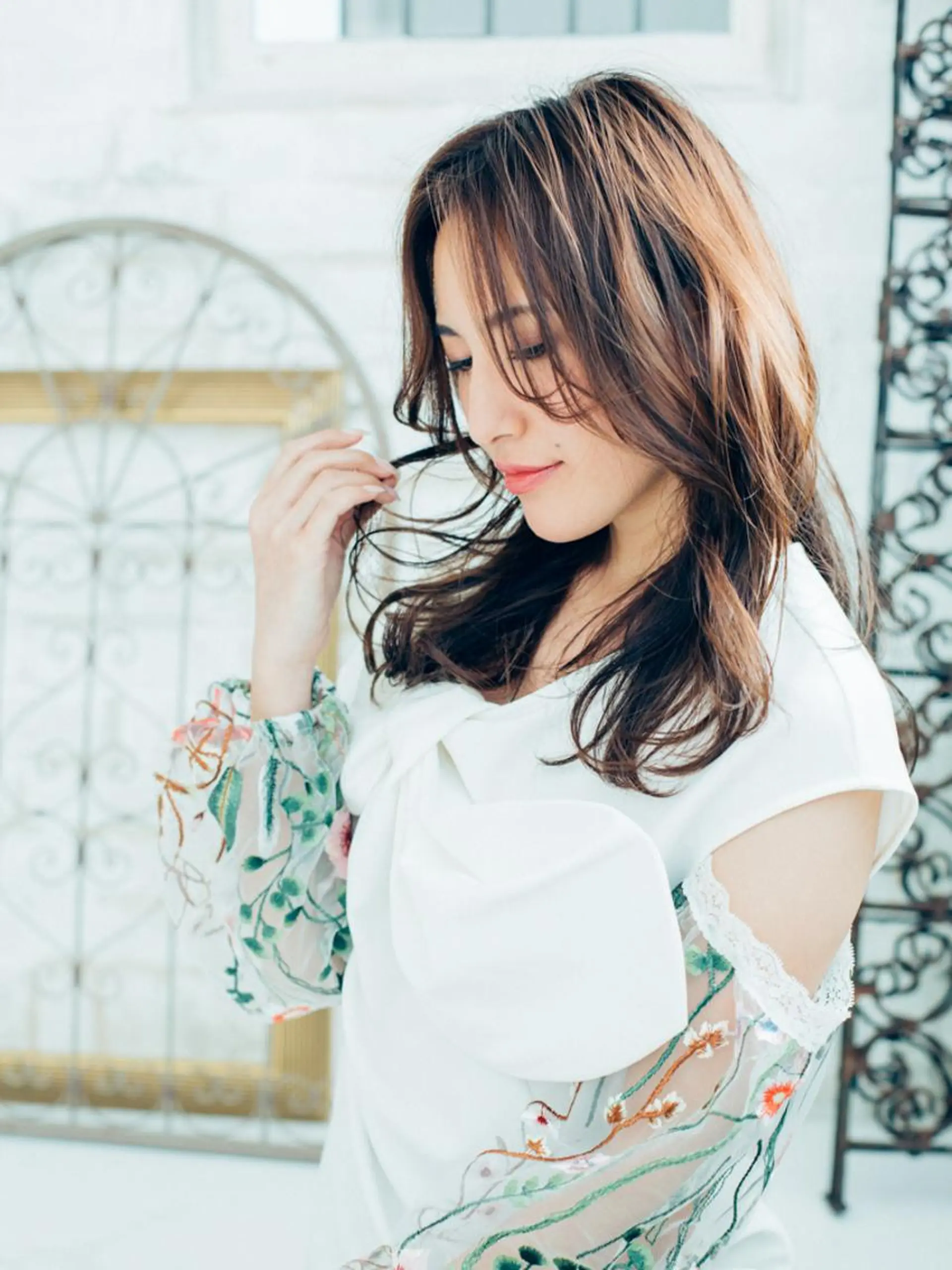 セミロング カラー メンズパーマ/カラー /店長コハシ◎のヘアスタイル