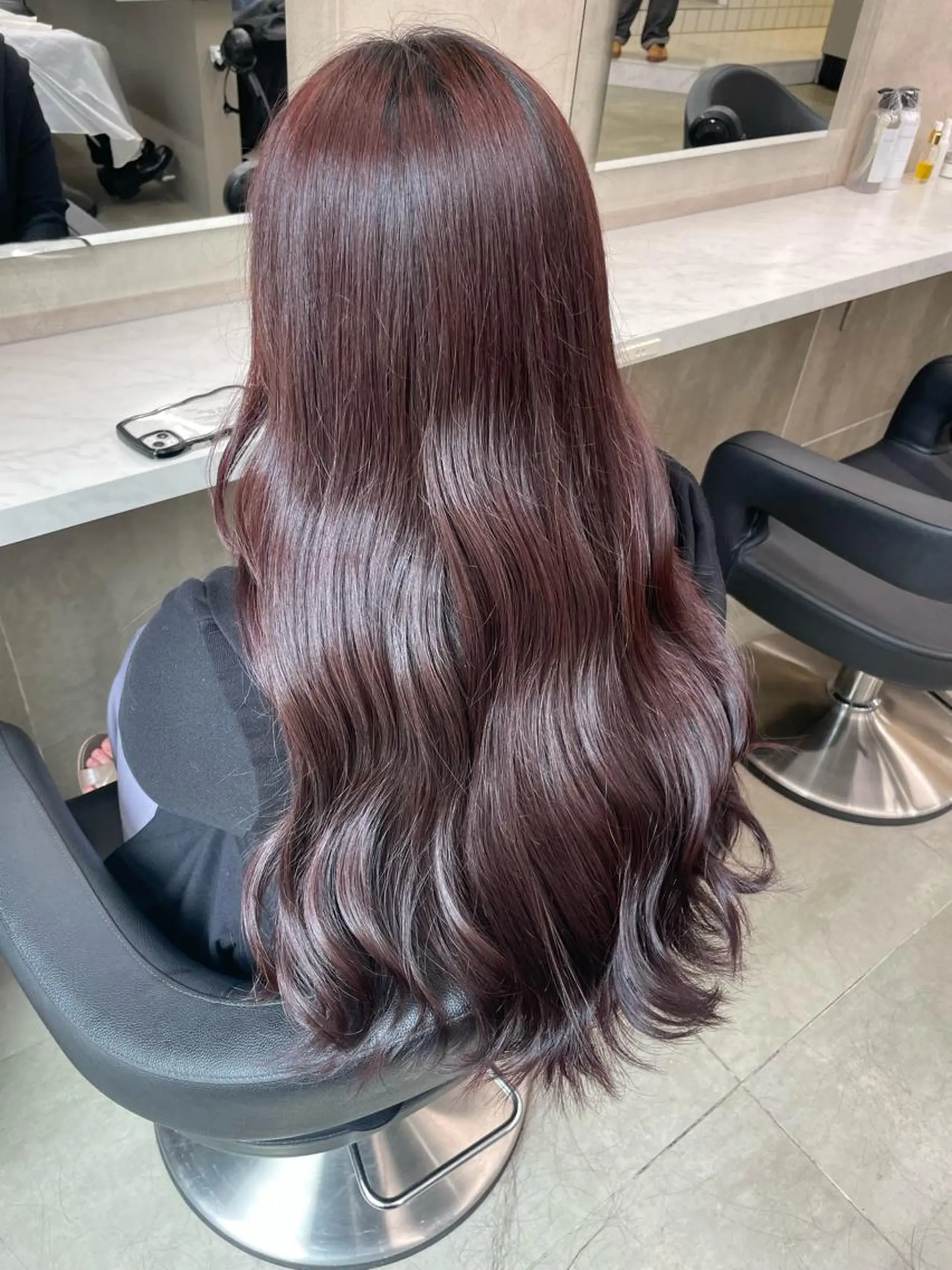 ミディアム カラー パーマ ヘアアレンジ メンズ キッズ ネイル マツエク・マツパ アイブロウ ♥️韓国ヘア レイヤー♥️ゆりのヘアスタイル