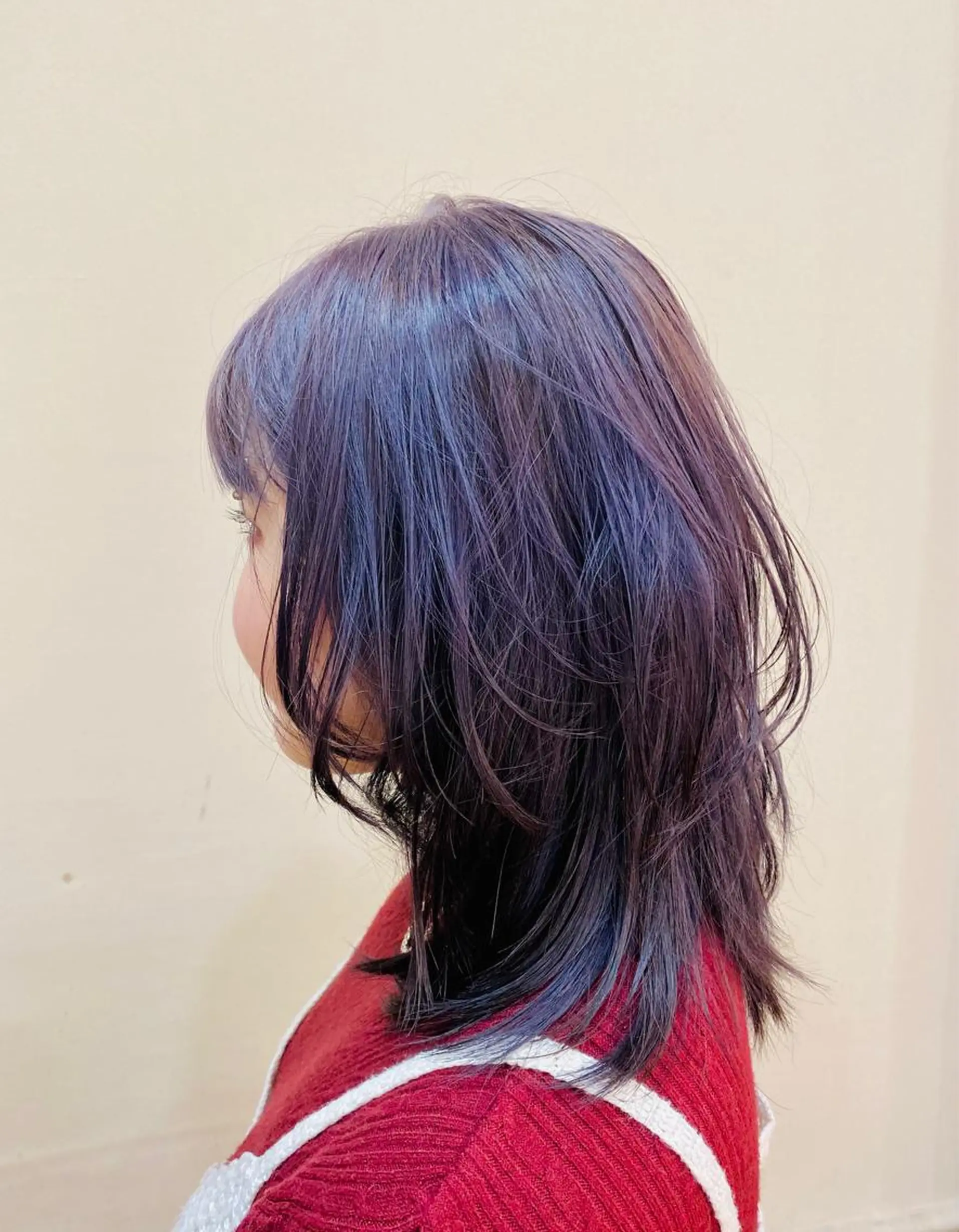 セミロング カラー パーマ 大野 あさみのヘアスタイル