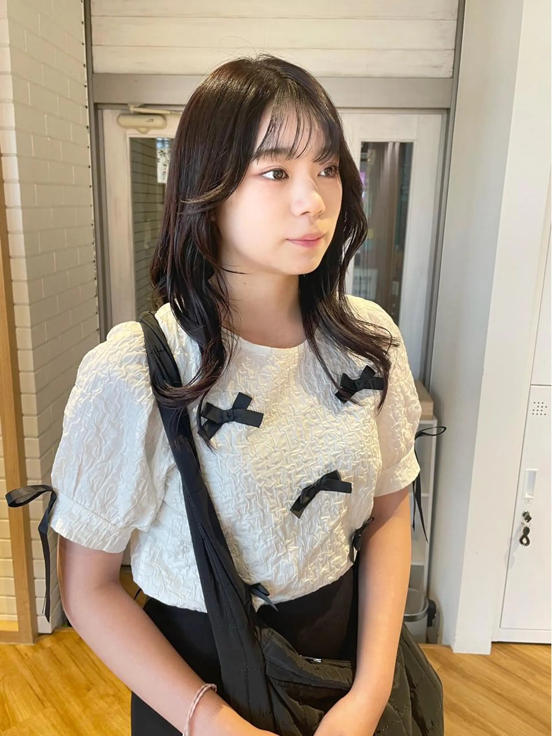 ロング カラー 杉村 未来のヘアスタイル