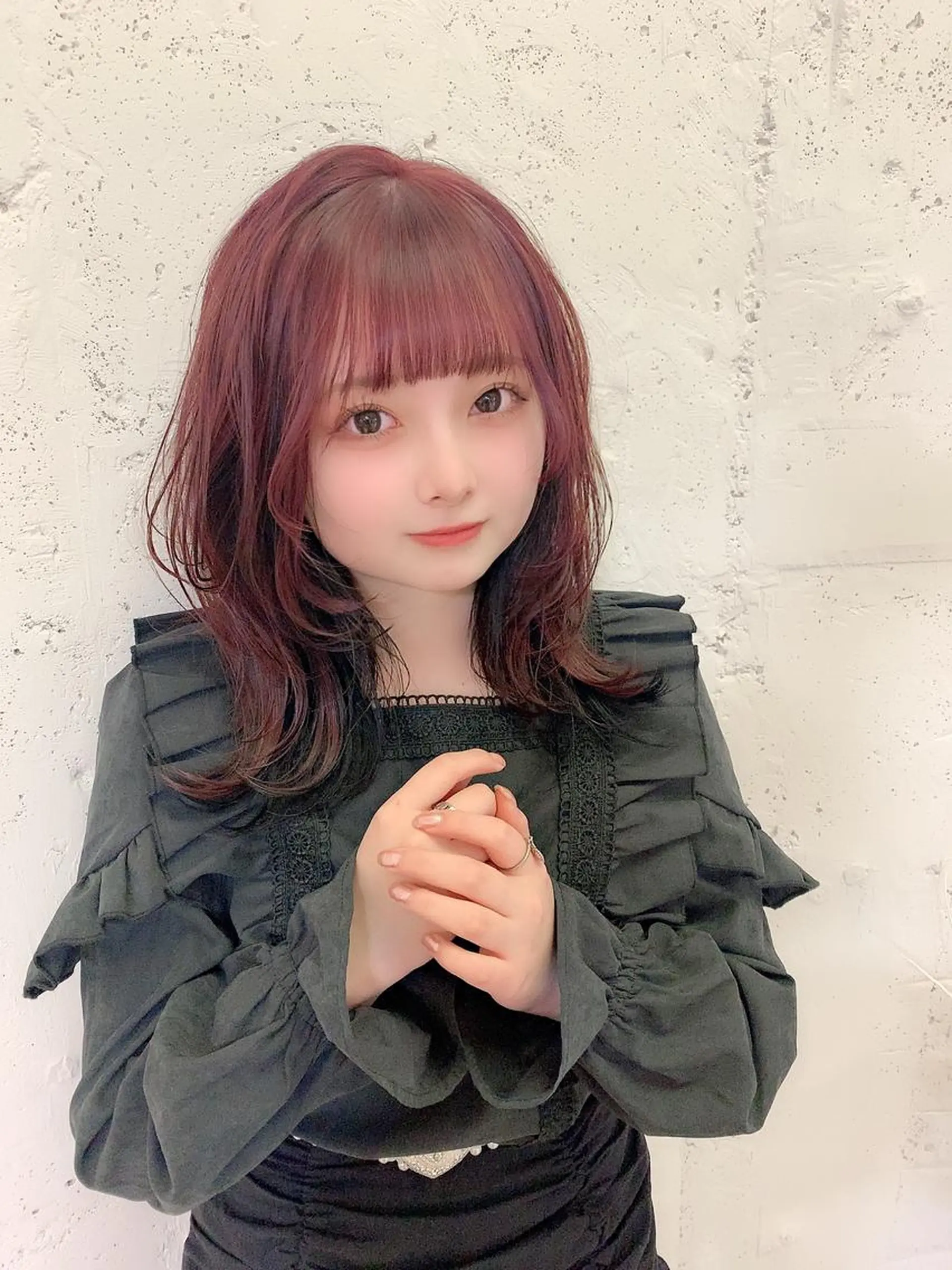 セミロング カラー ヘアカラー トリートメント 透明感ハイトーン🦄 キラ🌈のヘアスタイル