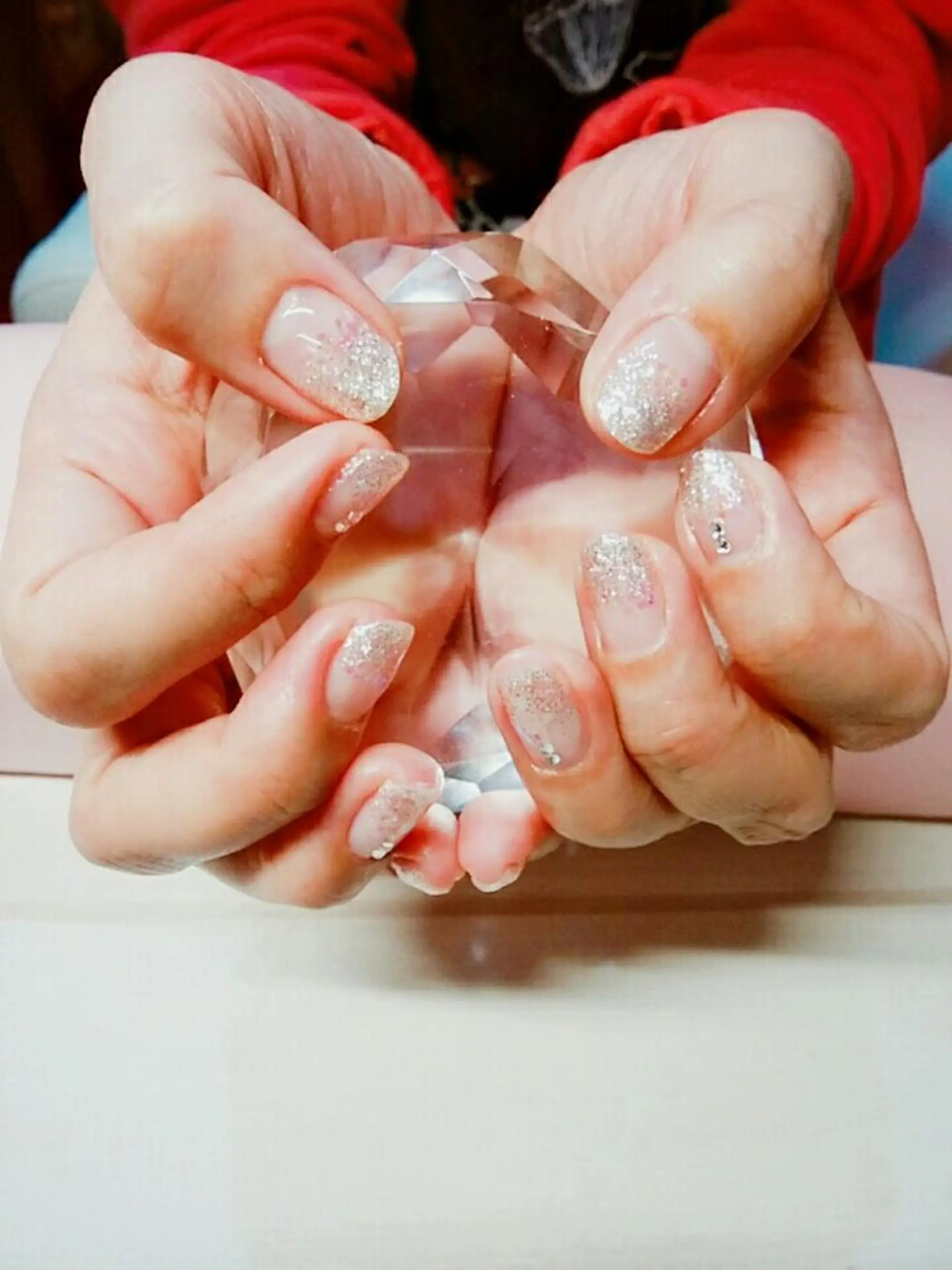 ネイル グラデーション ラメ(グリッター) ラメグラデーション ネイリスト AIKOのネイルデザイン