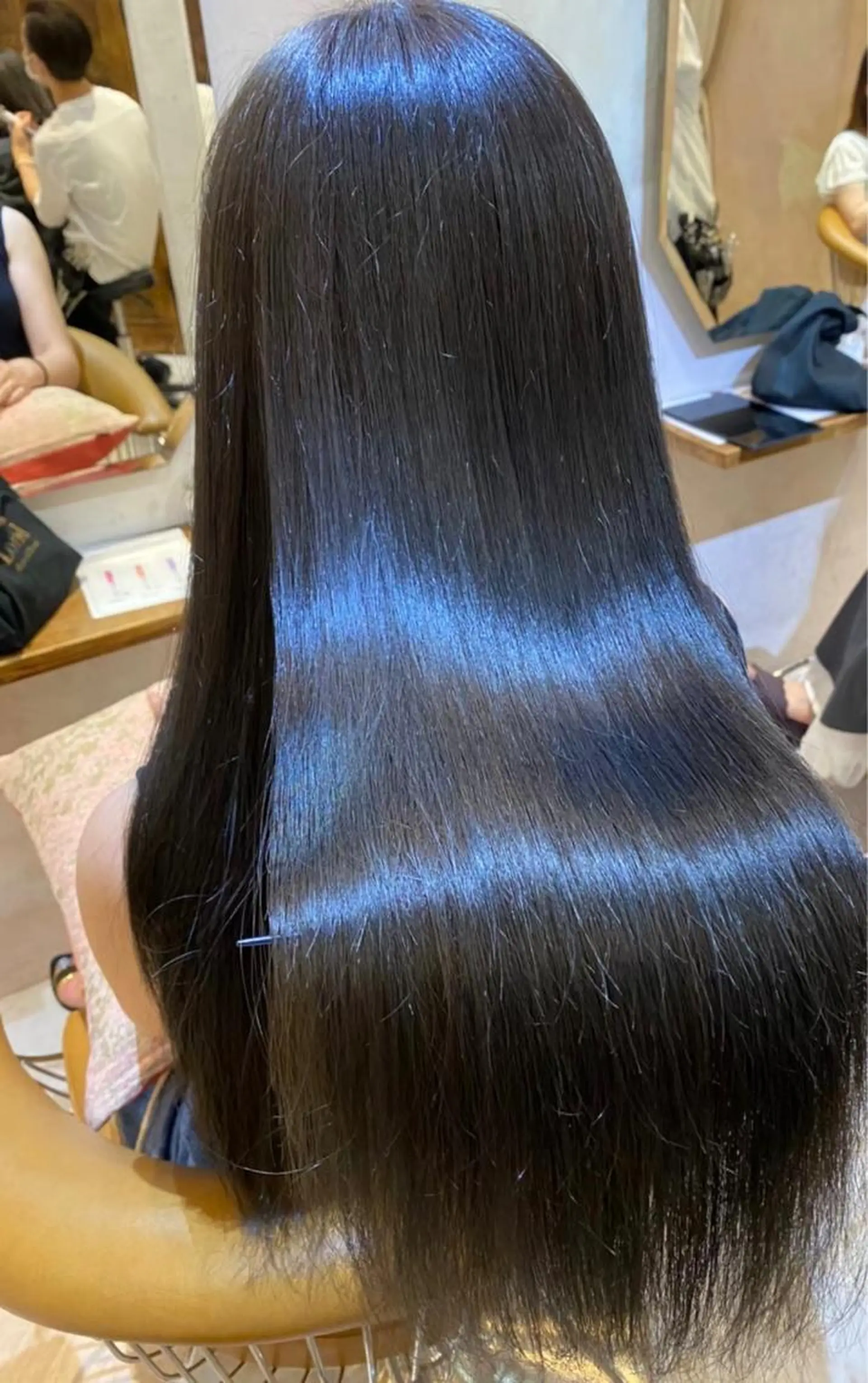 セミロング 韓国風ヘア✻透明感 カラー✻yukaのヘアスタイル
