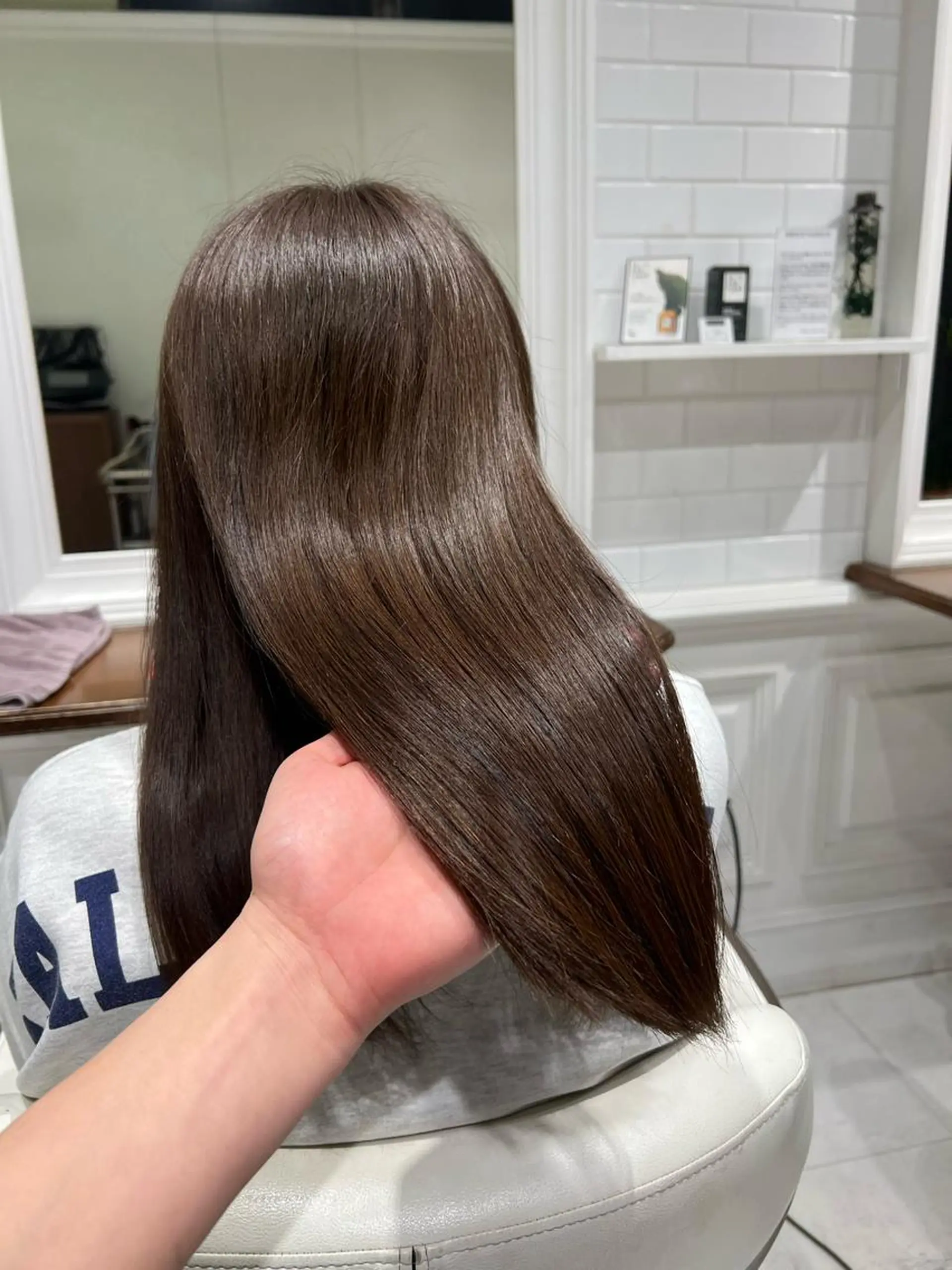 ロング カラー ハラユウタ 千歳船橋駅のヘアスタイル