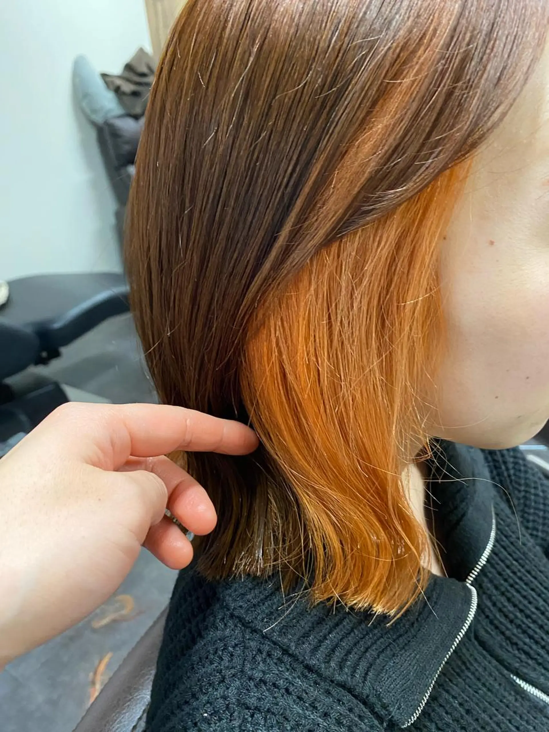 ミディアム カラー カット ヘアカラー 森田 滉平のヘアスタイル