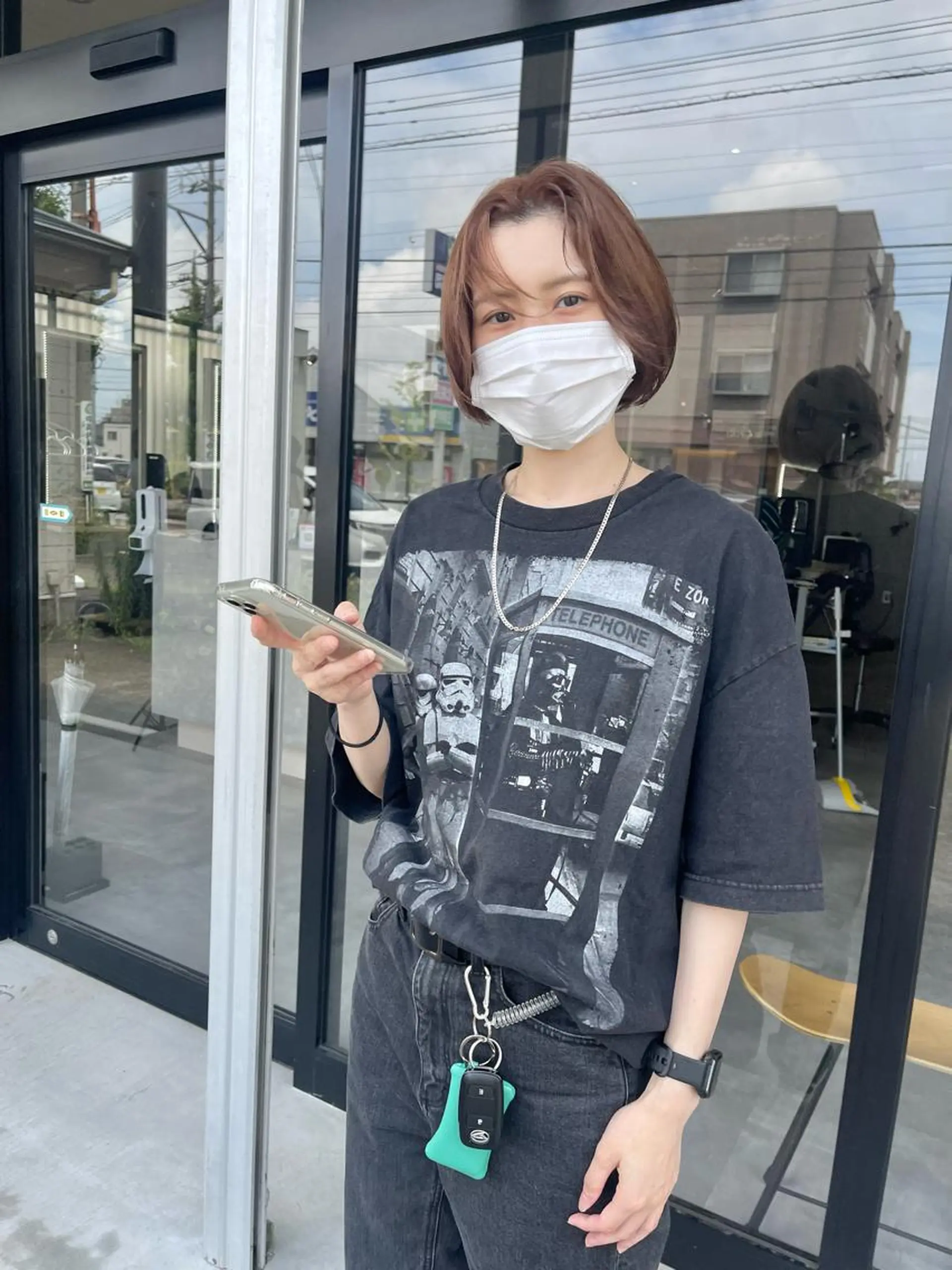 ショート カラー カット ヘアカラー トリートメント 一ノ瀬 暁のヘアスタイル