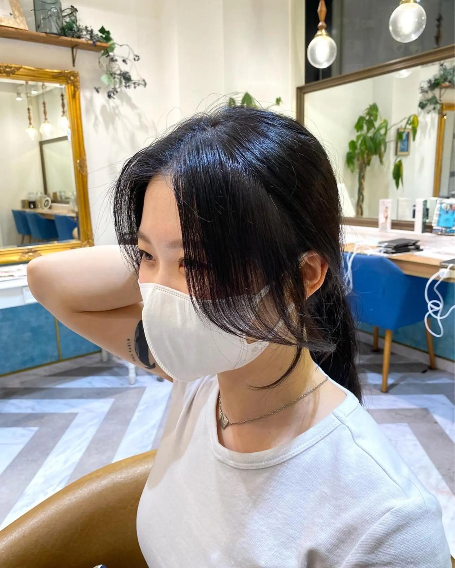 ロング カット ヘアカラー トリートメント ‎🤍髪質改善‎🤍 レイヤーカット‎🤍のヘアスタイル