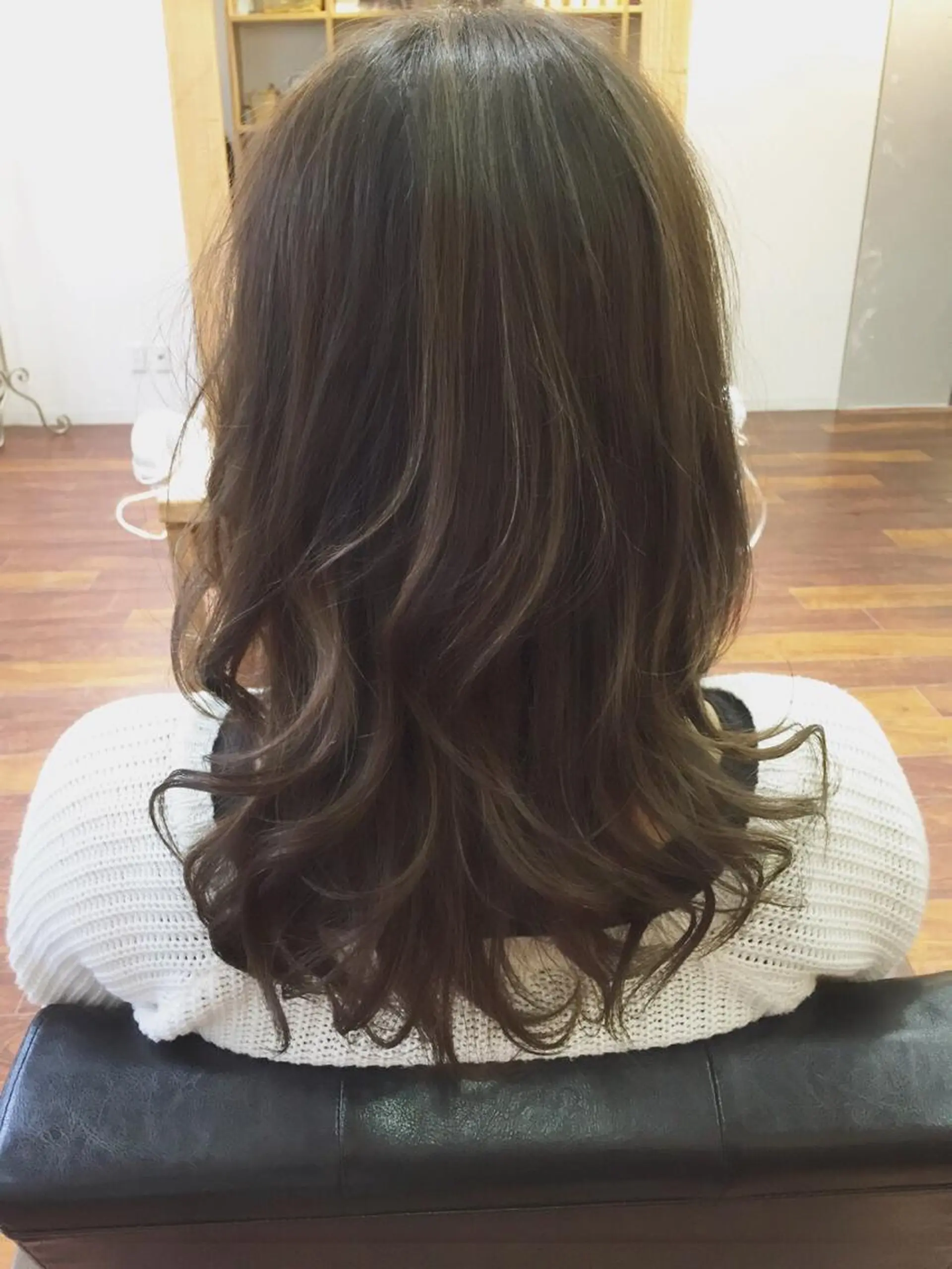 セミロング カラー ブルーカラー グラデーションカラー 小木曽智美 /ボブ/ショートのヘアスタイル