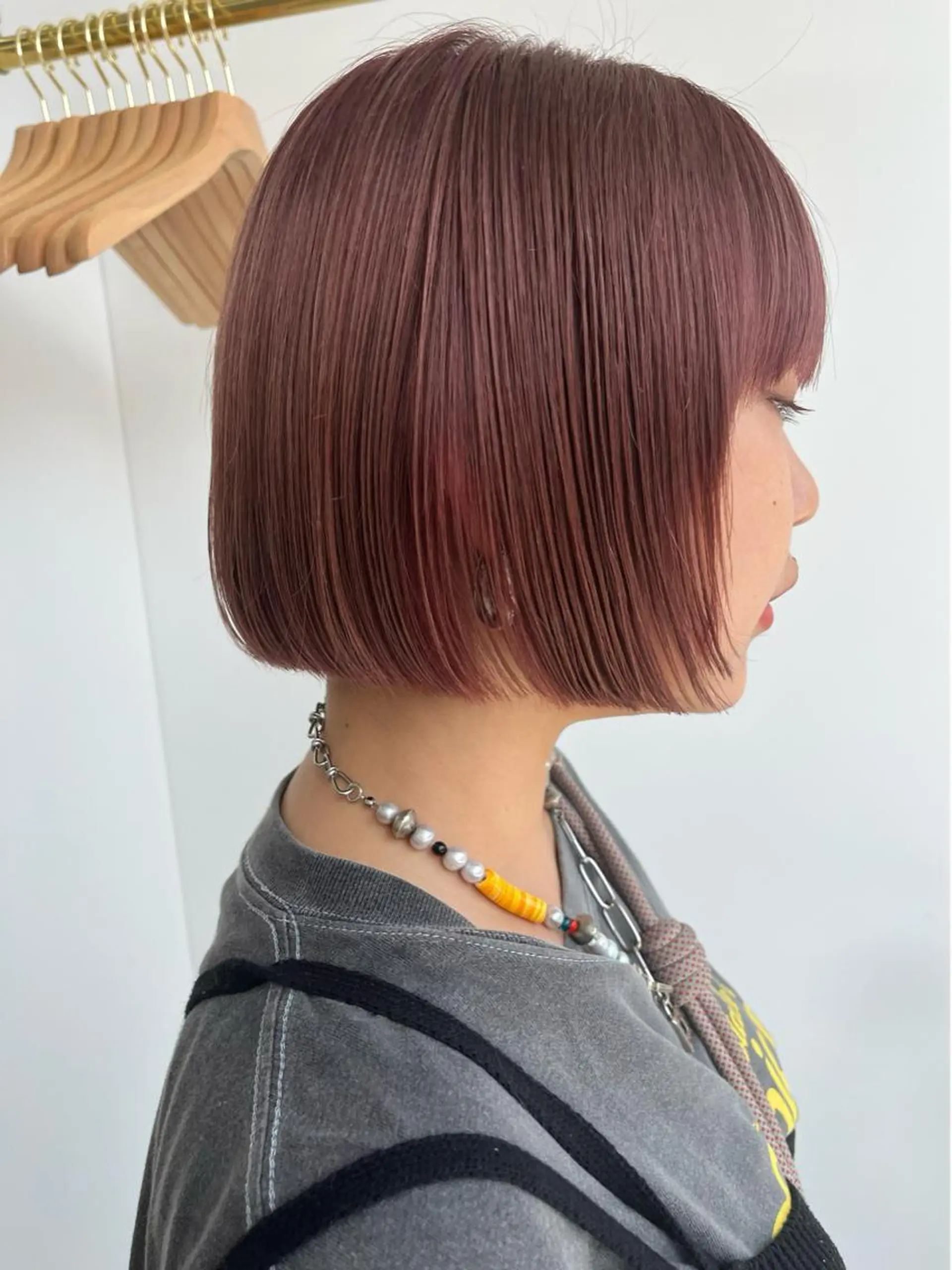 ショート ショートボブ ボブ ショートヘア 網谷 萌夏のヘアスタイル