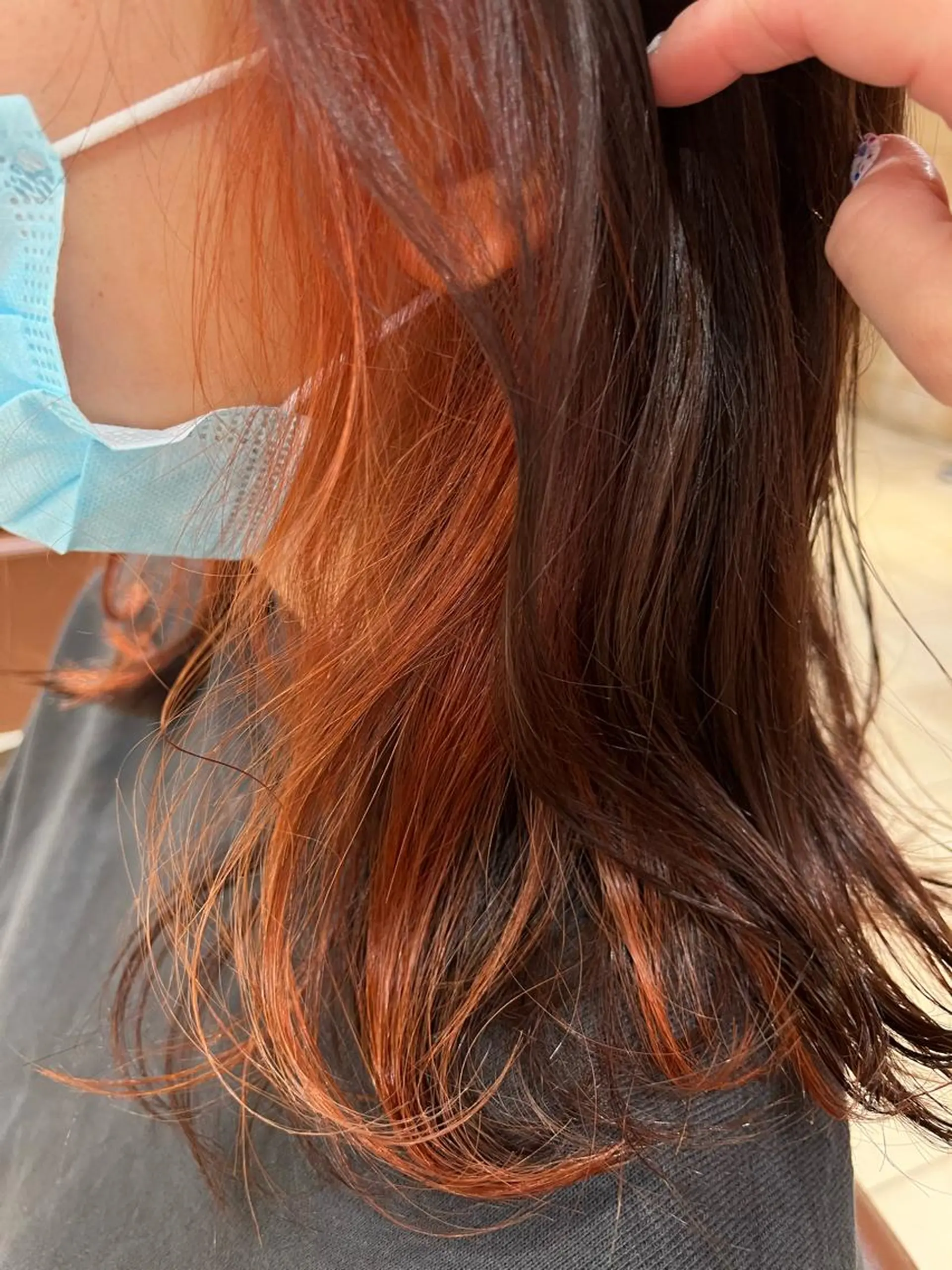 セミロング カット ヘアカラー ハイトーンカラー🩵 耳ツボジュエリー👂のその他イメージ