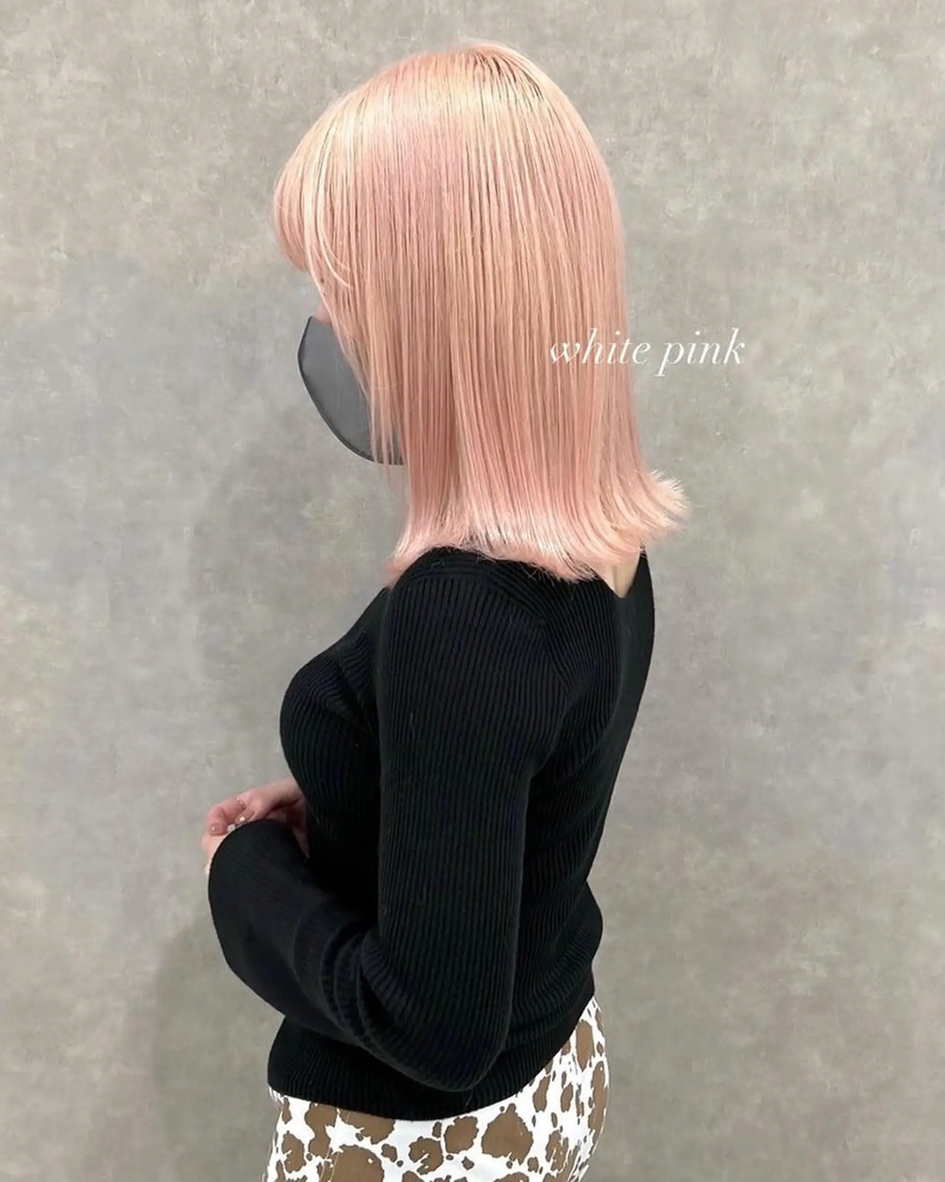 ミディアム ヘアカラー mood alissaのヘアスタイル